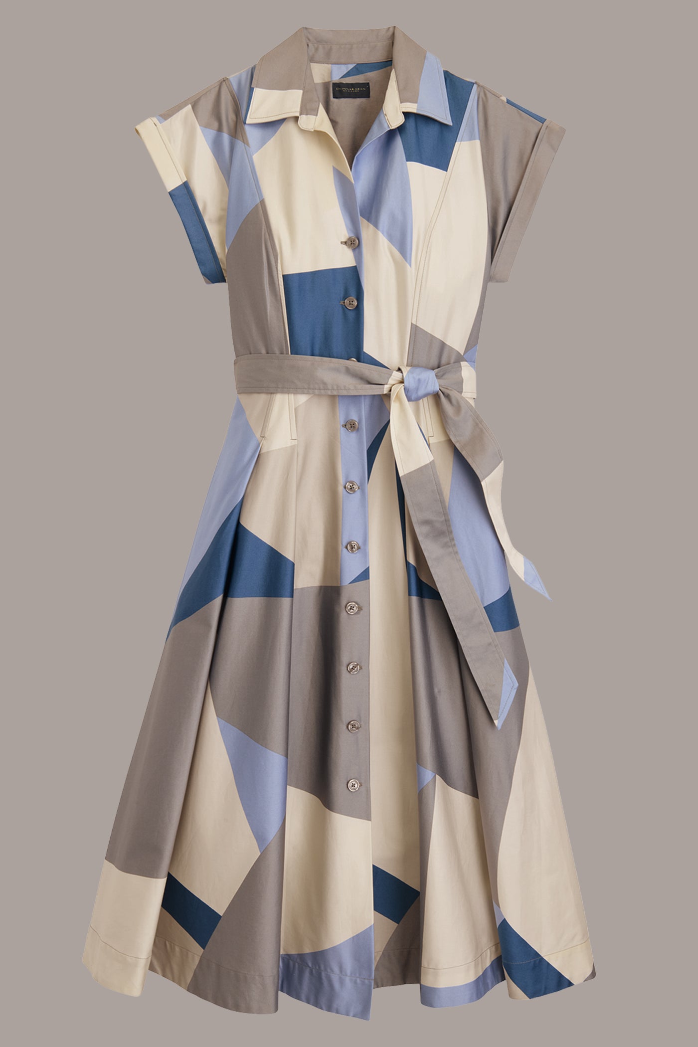 COLORBLOCK A LINE SHIRT DRESS VIEW 9 COLORBLOCK A LINE SHIRT DRESS VIEW 9