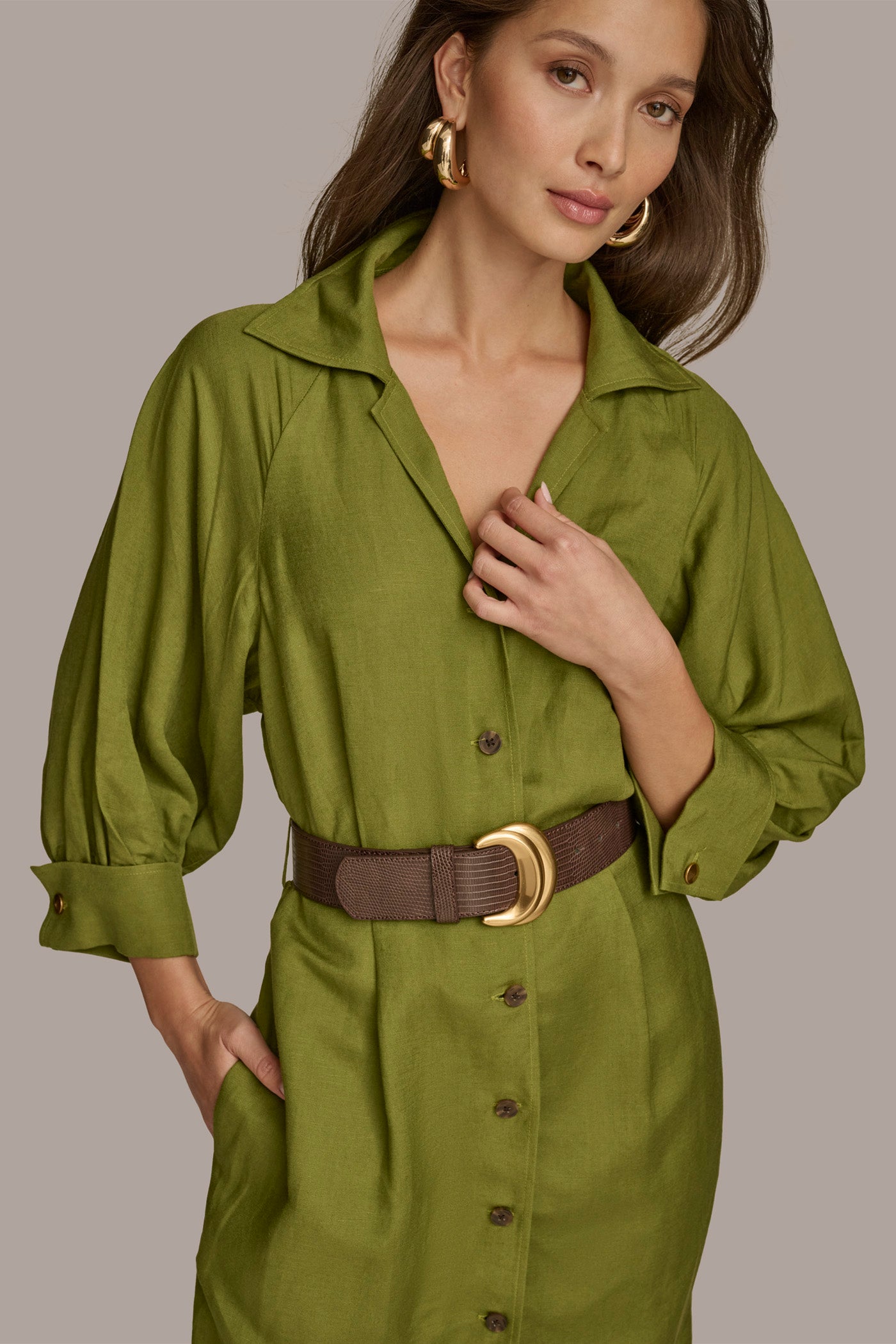 LINEN SHIRT DRESS VIEW 5 | Office to Evening Dresses LINEN SHIRT DRESS VIEW 5 | Office to Evening Dresses