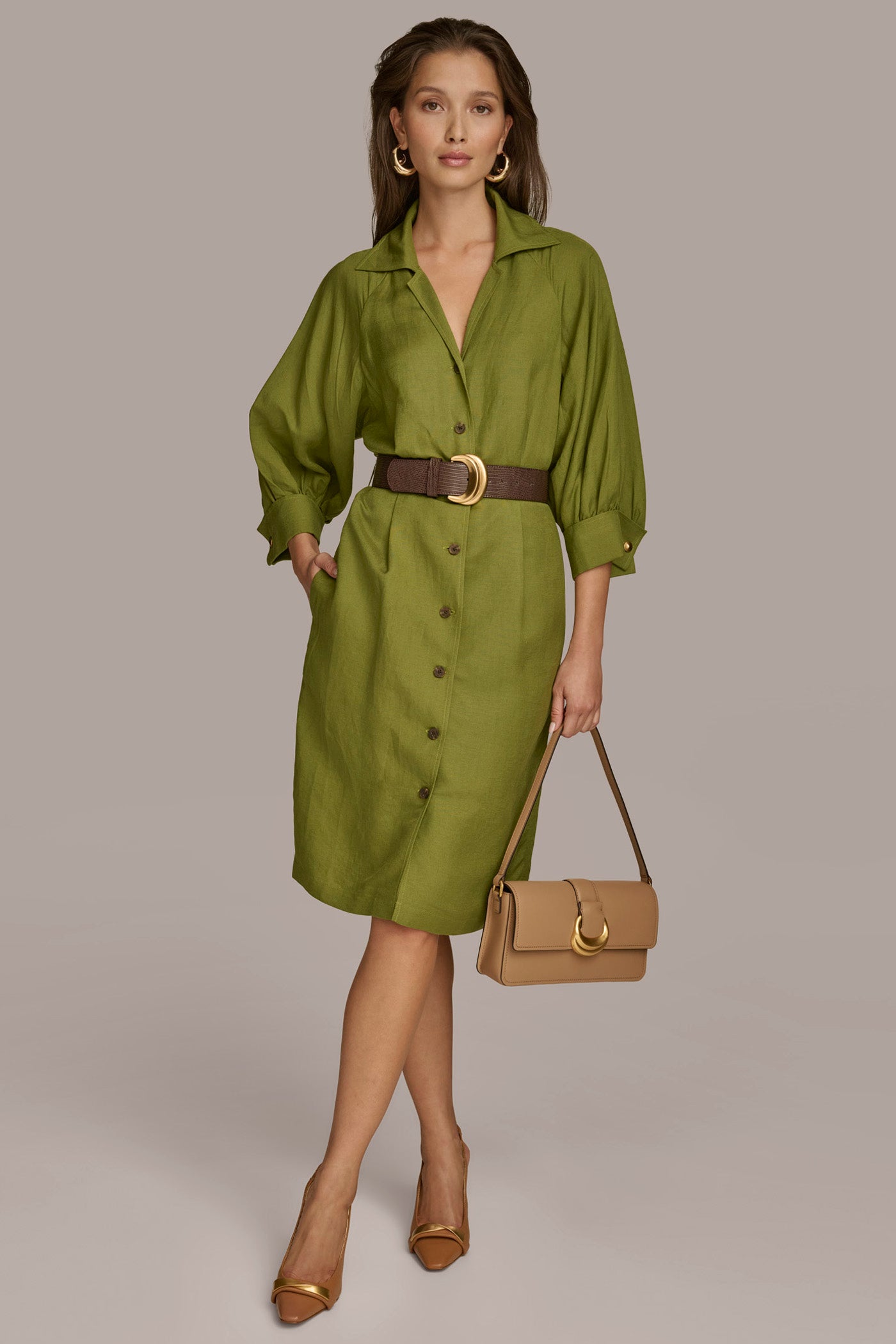 LINEN SHIRT DRESS VIEW 4 | Office to Evening Dresses LINEN SHIRT DRESS VIEW 4 | Office to Evening Dresses