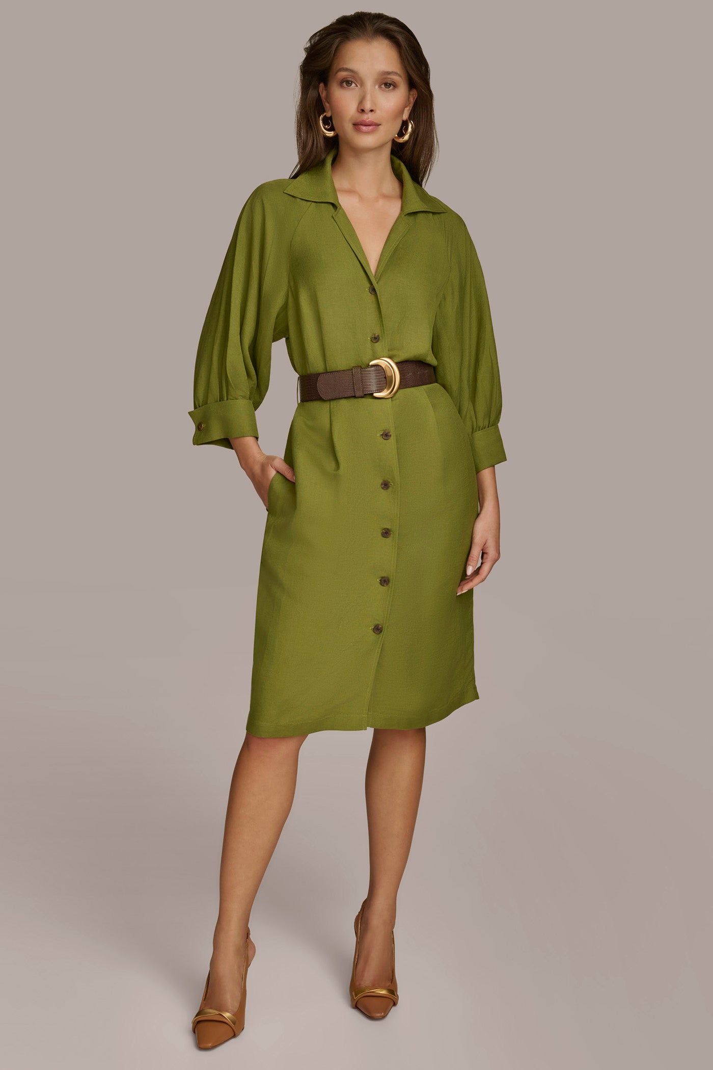 LINEN SHIRT DRESS | View 1 | Office to Evening Dresses LINEN SHIRT DRESS | View 1 | Office to Evening Dresses