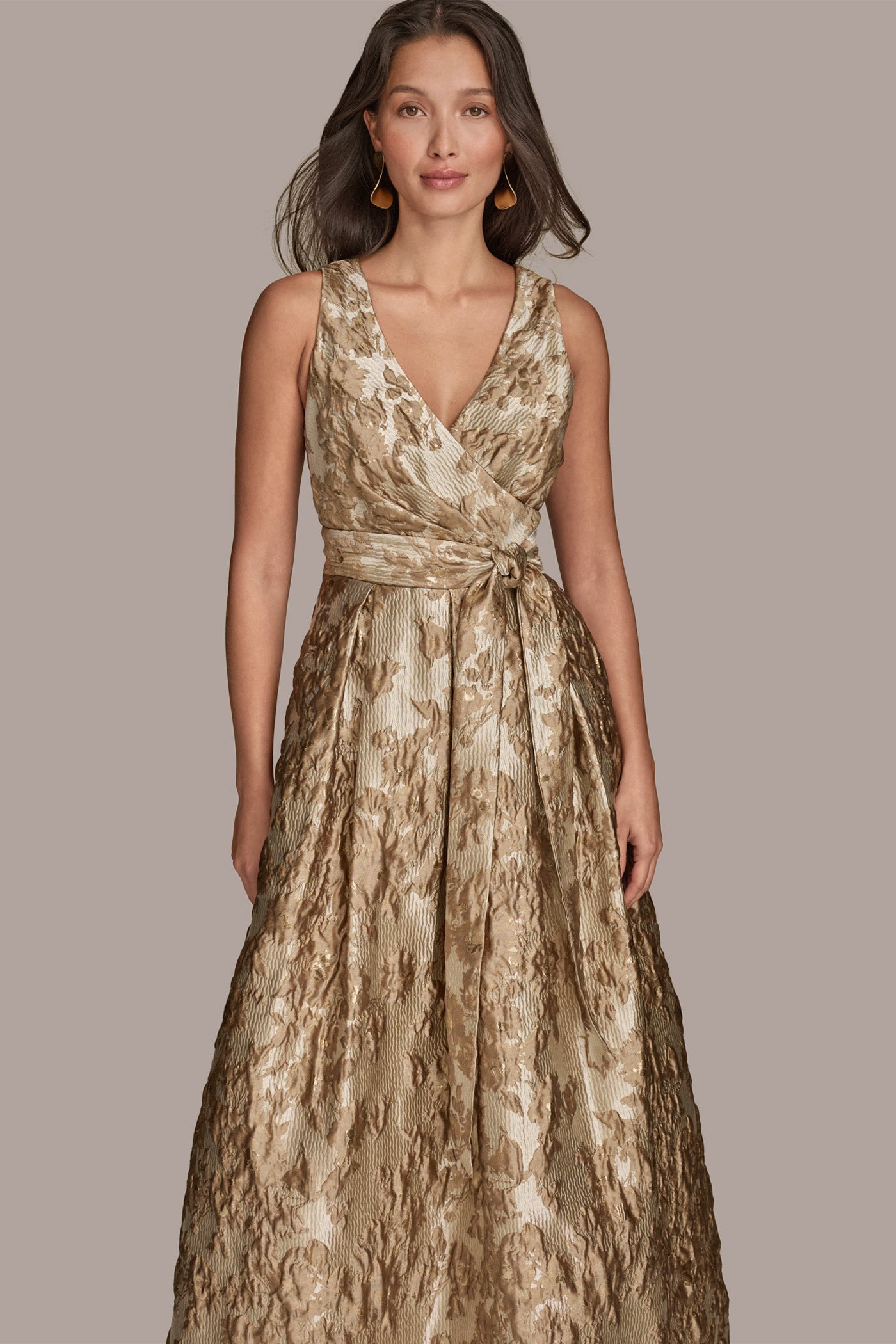 BROCADE WRAP EFFECT BALL GOWN VIEW 5 | Dresses & Jumpsuits BROCADE WRAP EFFECT BALL GOWN VIEW 5 | Dresses & Jumpsuits