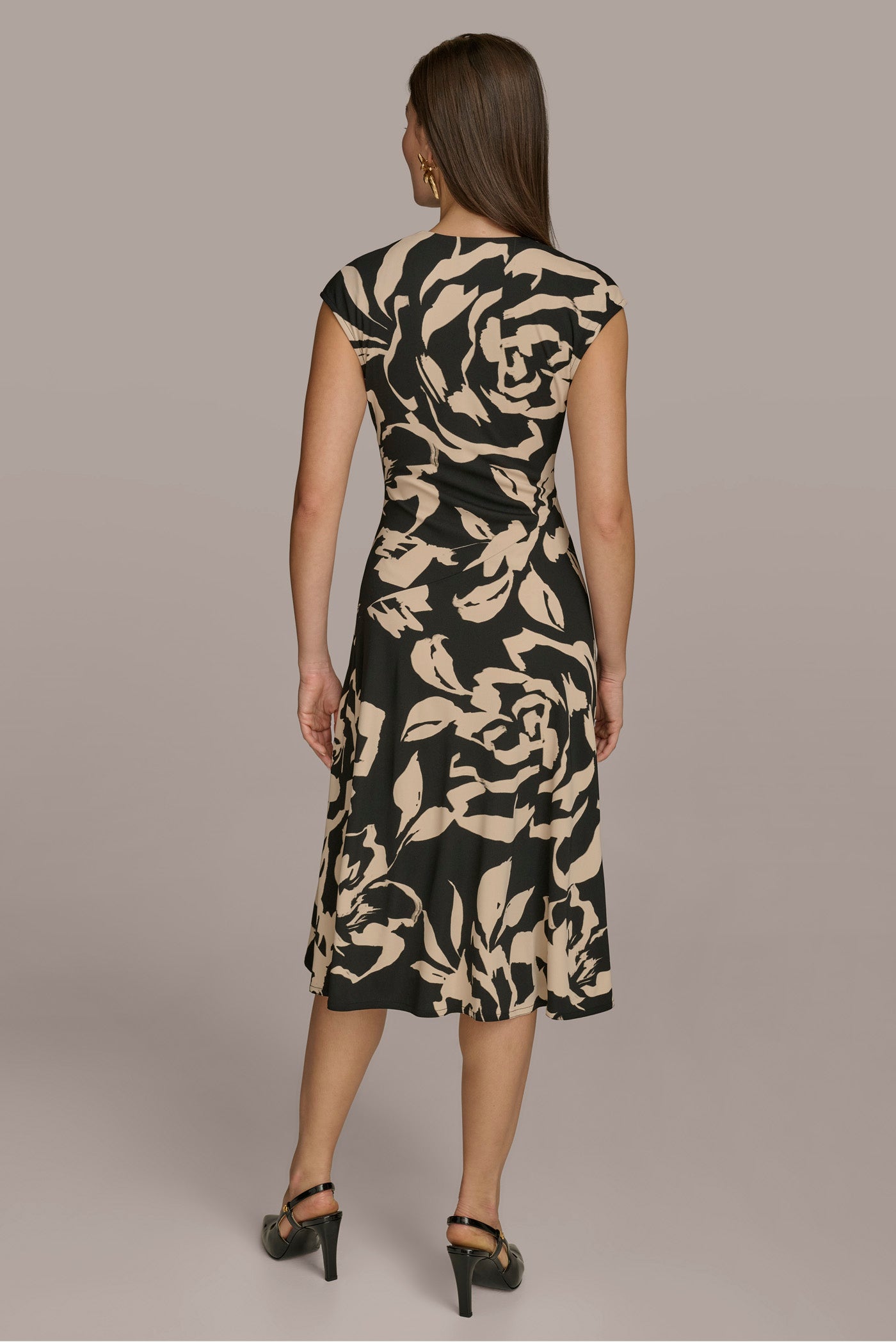FLORAL A LINE DRESS | View 2 | Plus Size Dresses FLORAL A LINE DRESS | View 2 | Plus Size Dresses