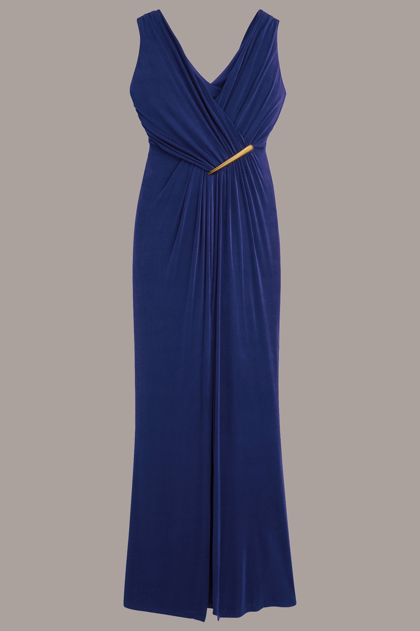 V-NECK GOWN WITH SIDE BAR VIEW 9 | Last Chance V-NECK GOWN WITH SIDE BAR VIEW 9 | Last Chance
