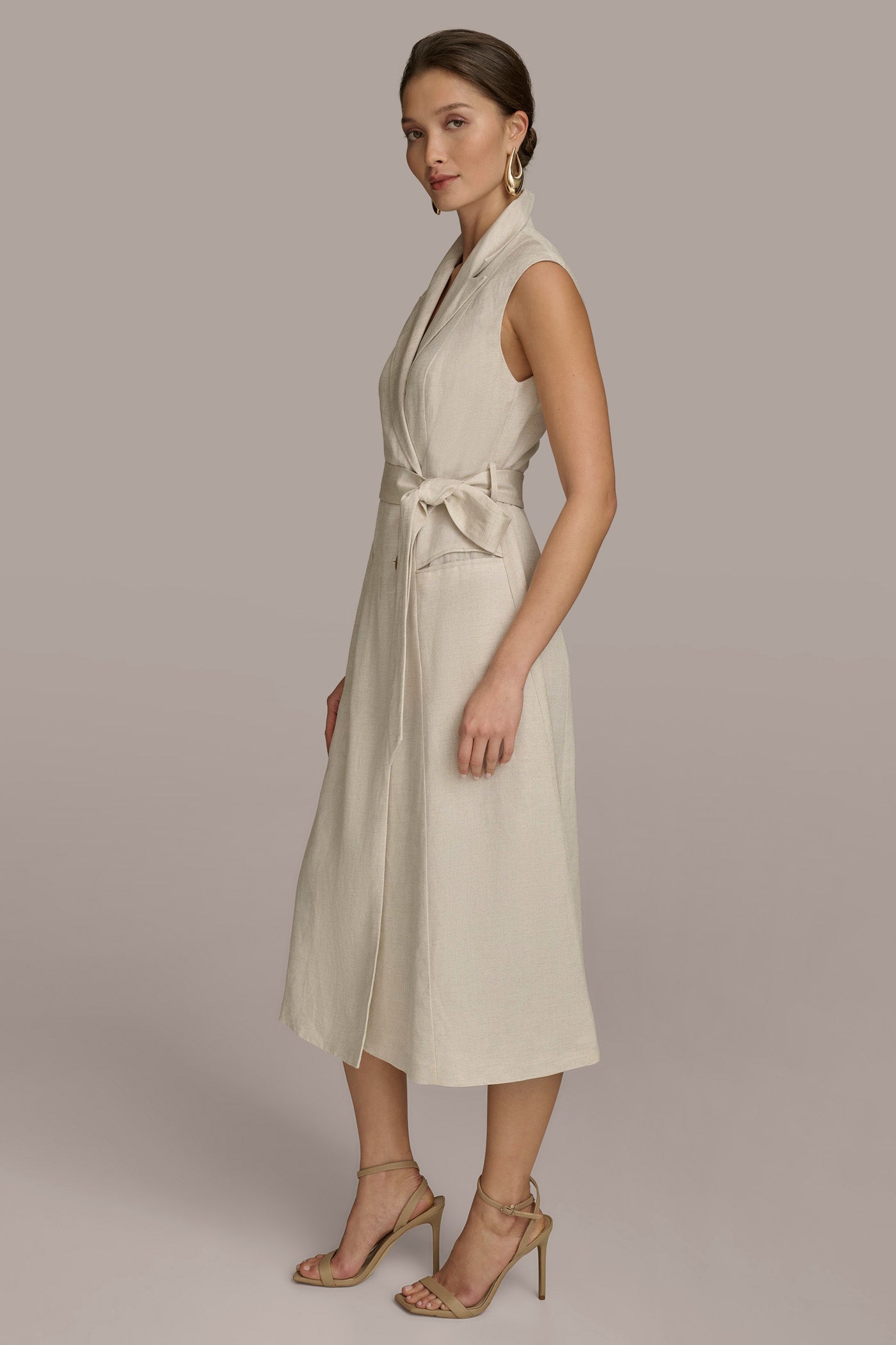 MIDI COAT DRESS VIEW 3 MIDI COAT DRESS VIEW 3