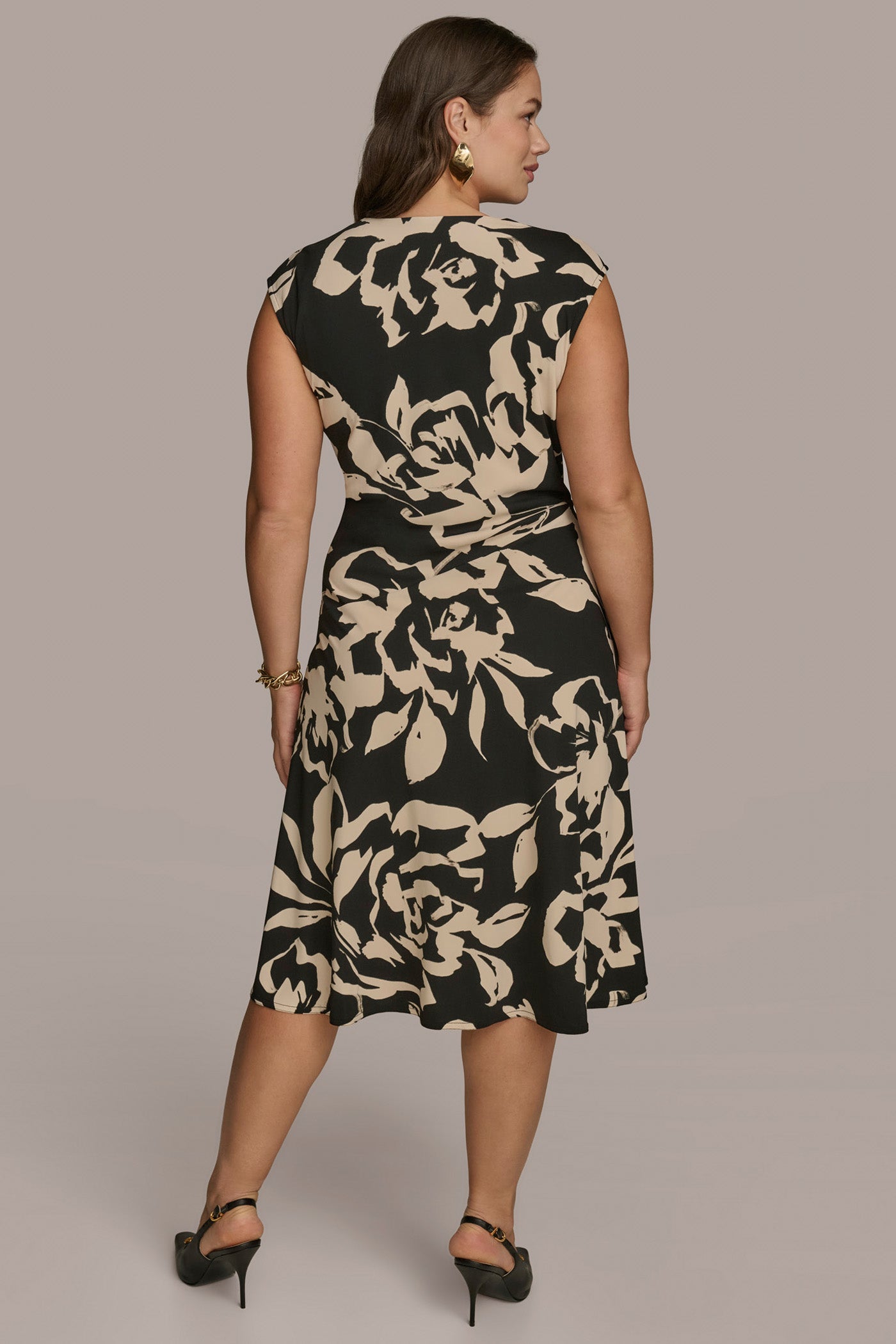 FLORAL A LINE DRESS VIEW 9 FLORAL A LINE DRESS VIEW 9