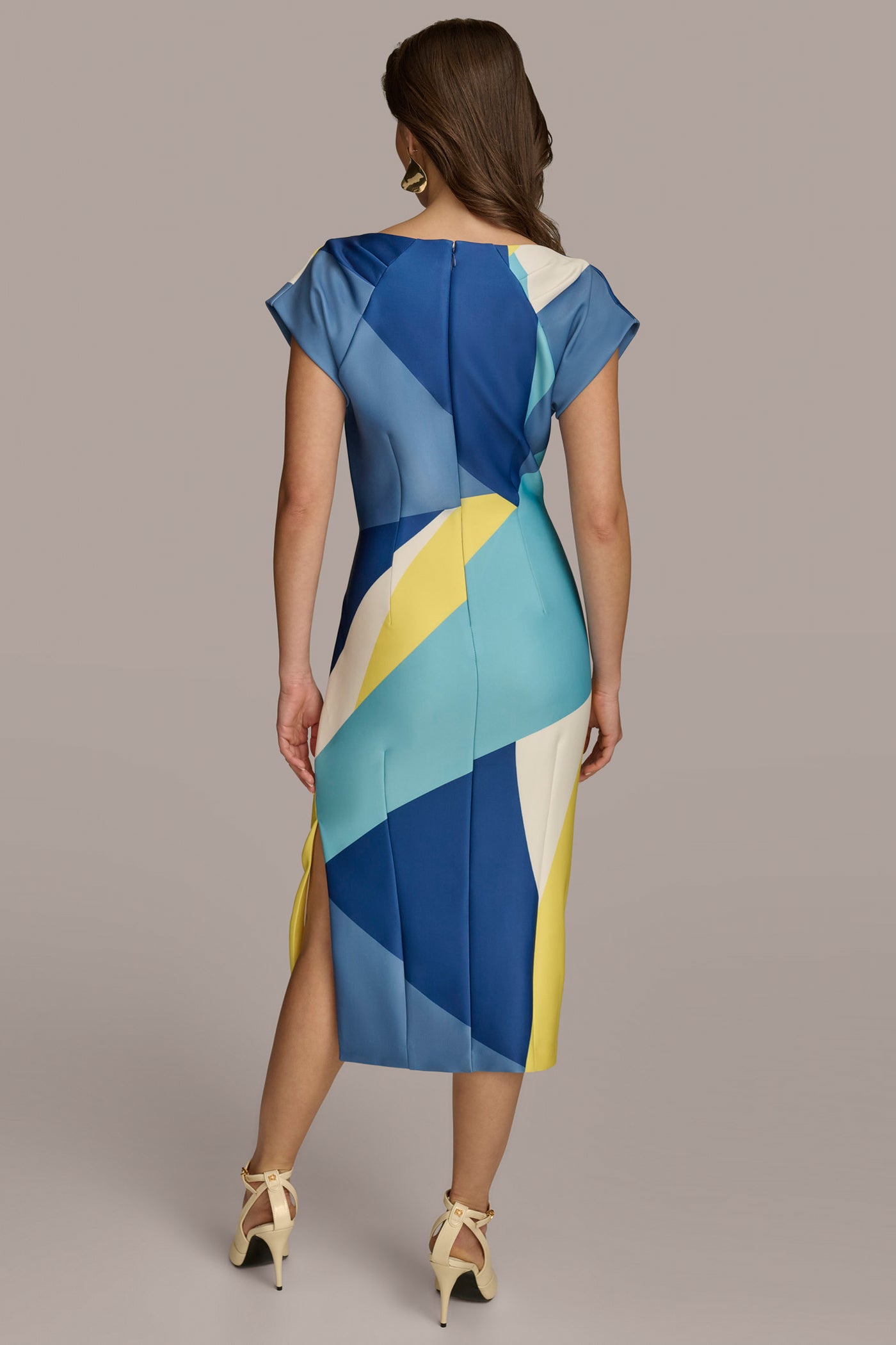 SHEATH COLORBLOCK DRESS | View 2 | Plus Size Dresses SHEATH COLORBLOCK DRESS | View 2 | Plus Size Dresses