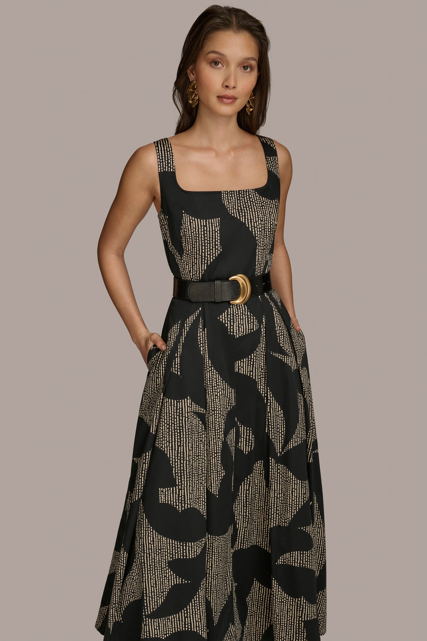 COTTON A LINE MIDI DRESS VIEW 5 COTTON A LINE MIDI DRESS VIEW 5