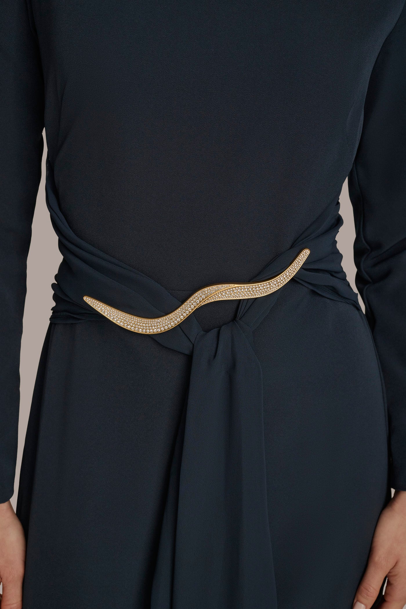 FAUX WRAP GOWN VIEW 7 FAUX WRAP GOWN VIEW 7