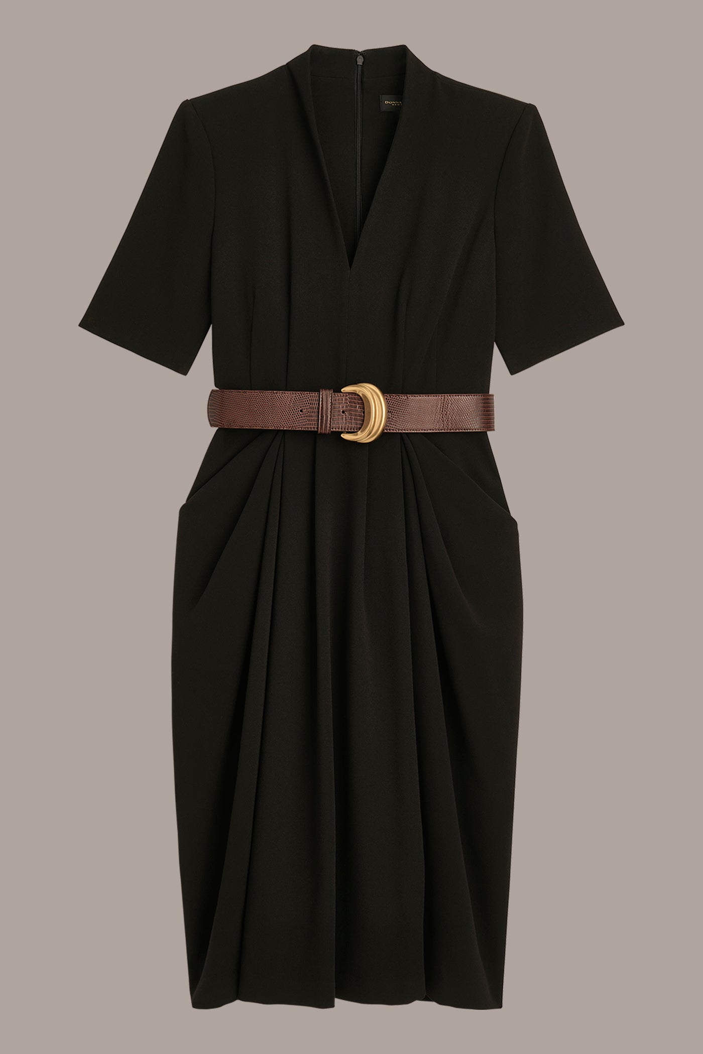BELTED MIDI DRESS VIEW 7 | Black Dresses BELTED MIDI DRESS VIEW 7 | Black Dresses