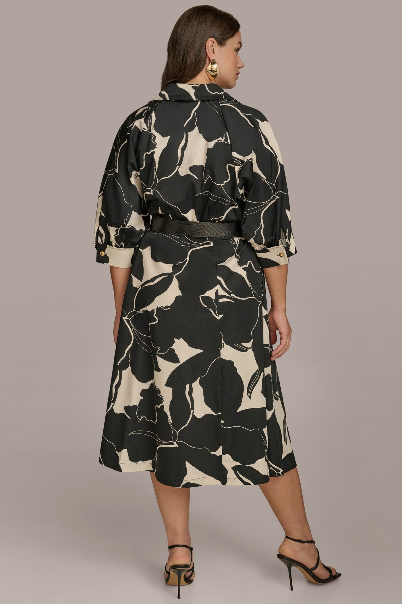 COTTON MIDI SHIRT DRESS VIEW 7 COTTON MIDI SHIRT DRESS VIEW 7