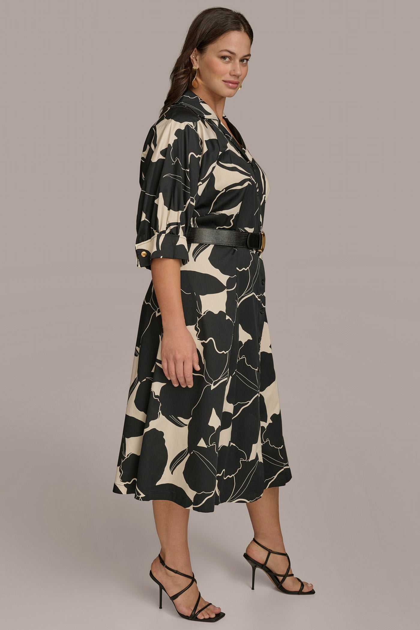 COTTON MIDI SHIRT DRESS VIEW 8 COTTON MIDI SHIRT DRESS VIEW 8