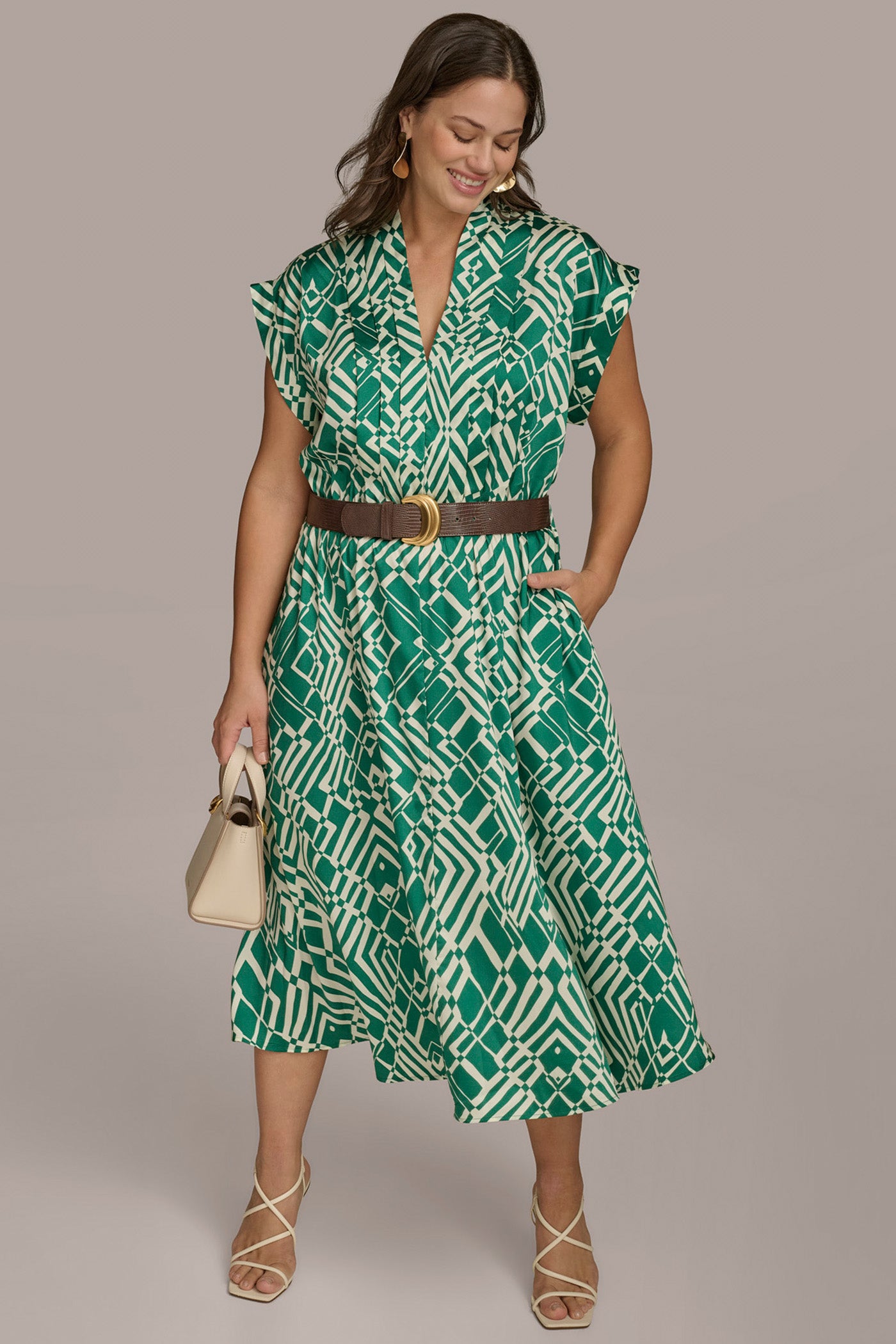 ABSTRACT MIDI SHIRT DRESS VIEW 8 | Last Chance ABSTRACT MIDI SHIRT DRESS VIEW 8 | Last Chance