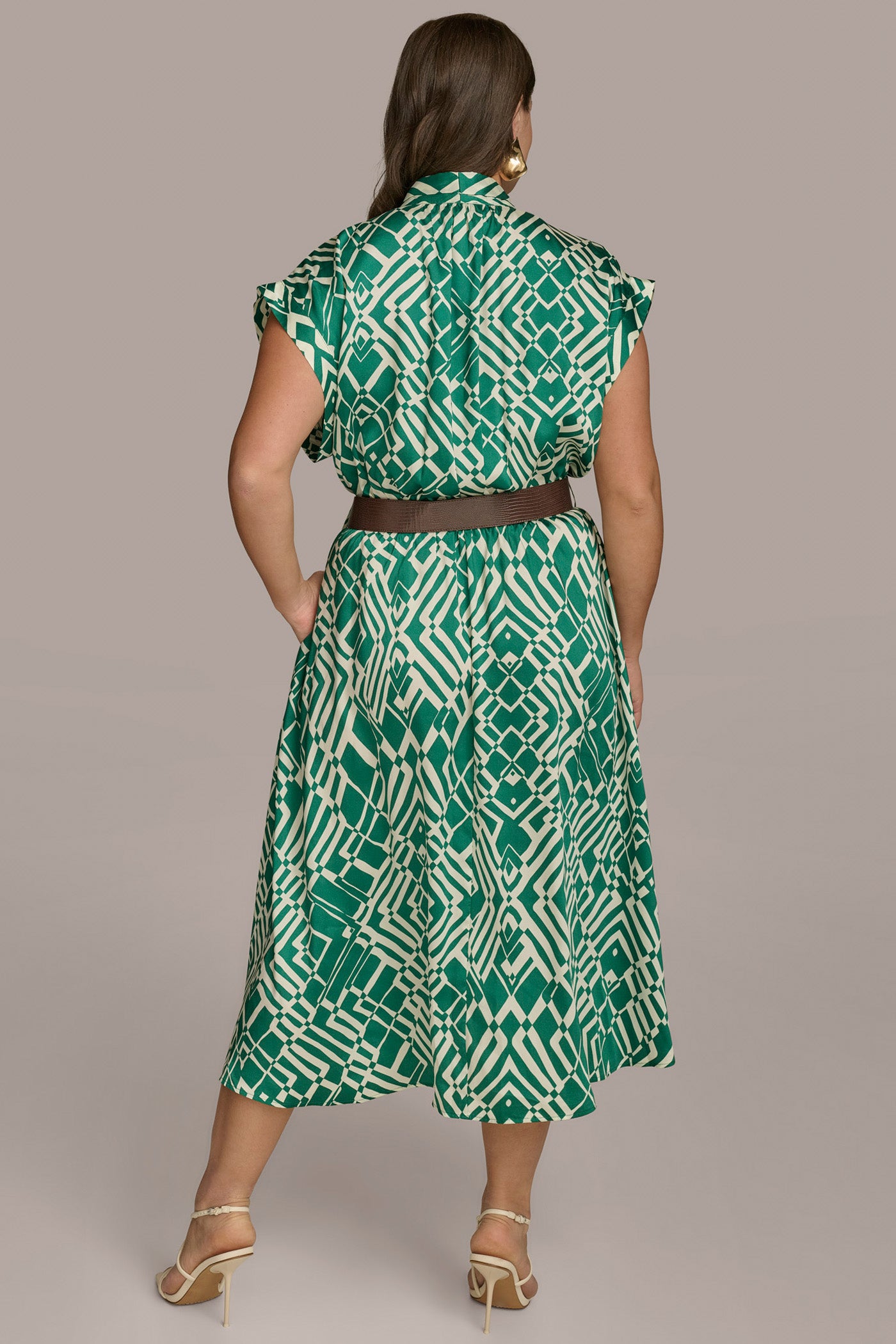 ABSTRACT MIDI SHIRT DRESS VIEW 9 | Last Chance ABSTRACT MIDI SHIRT DRESS VIEW 9 | Last Chance