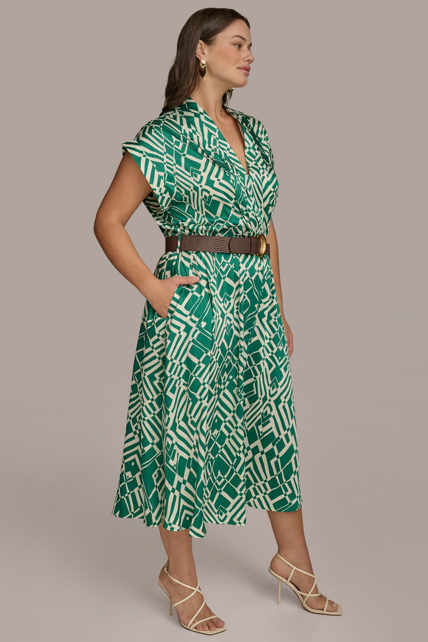 ABSTRACT MIDI SHIRT DRESS VIEW 10 | Last Chance ABSTRACT MIDI SHIRT DRESS VIEW 10 | Last Chance