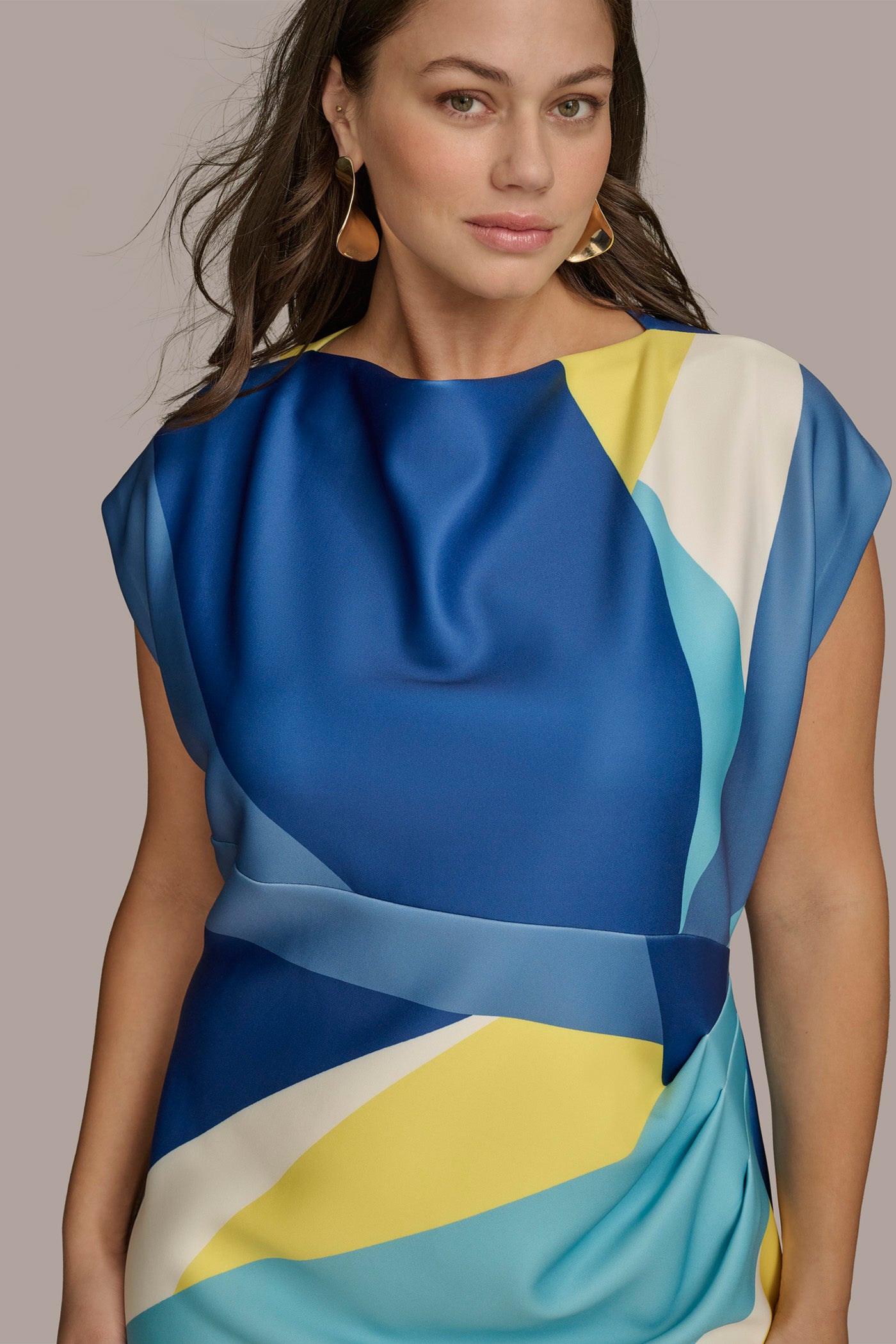 SHEATH COLORBLOCK DRESS VIEW 12 SHEATH COLORBLOCK DRESS VIEW 12