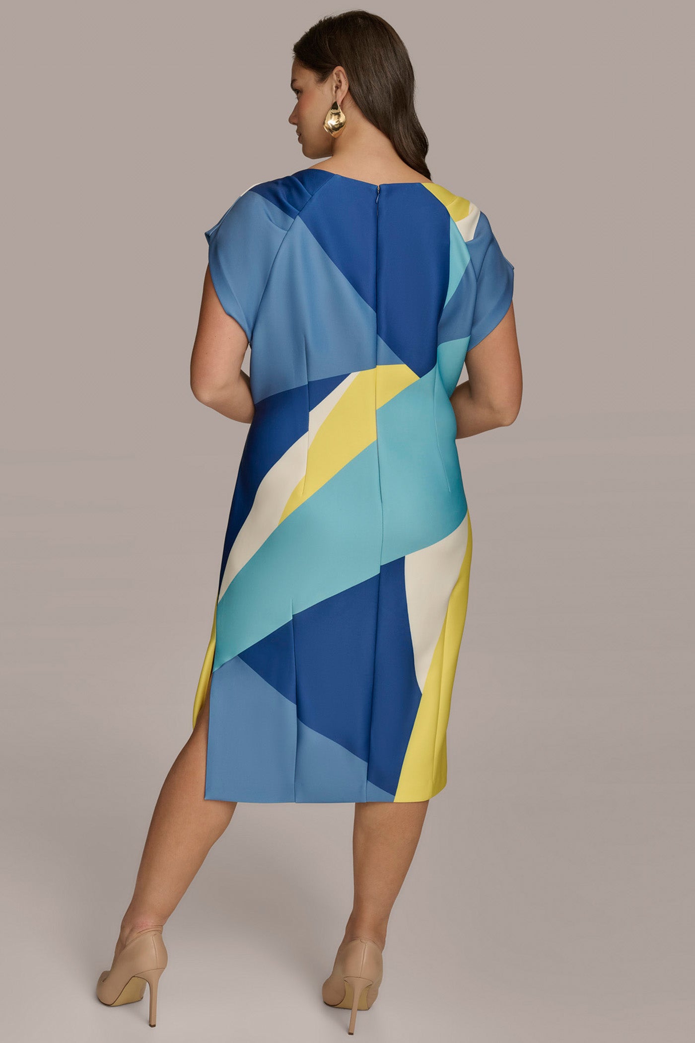 SHEATH COLORBLOCK DRESS VIEW 11 SHEATH COLORBLOCK DRESS VIEW 11
