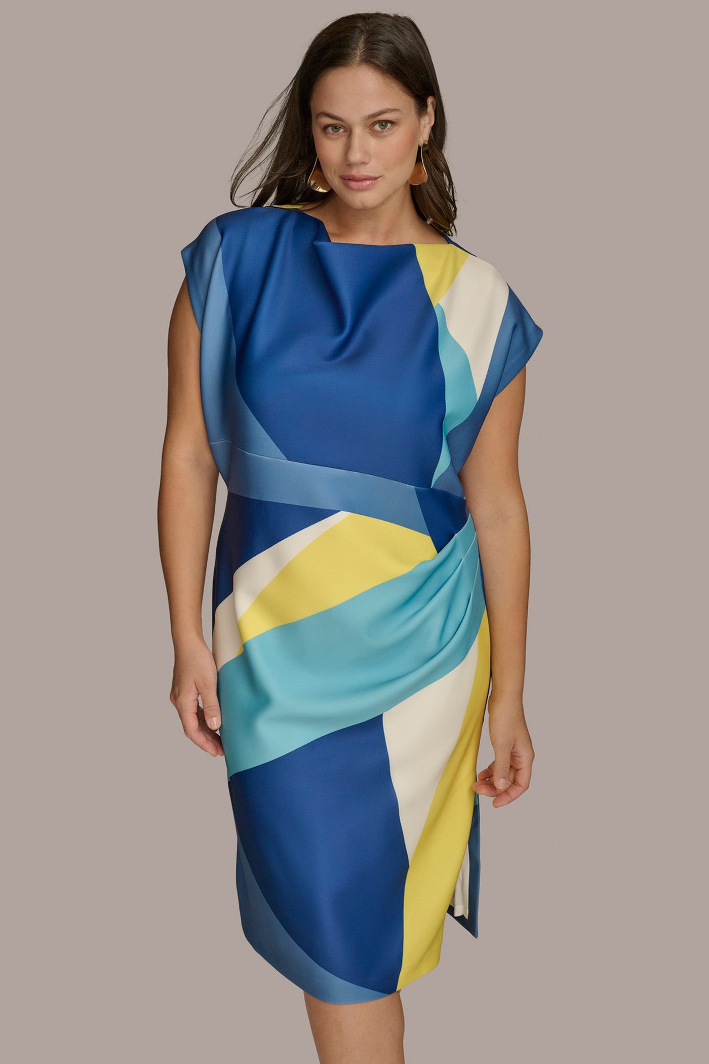 SHEATH COLORBLOCK DRESS VIEW 10 SHEATH COLORBLOCK DRESS VIEW 10