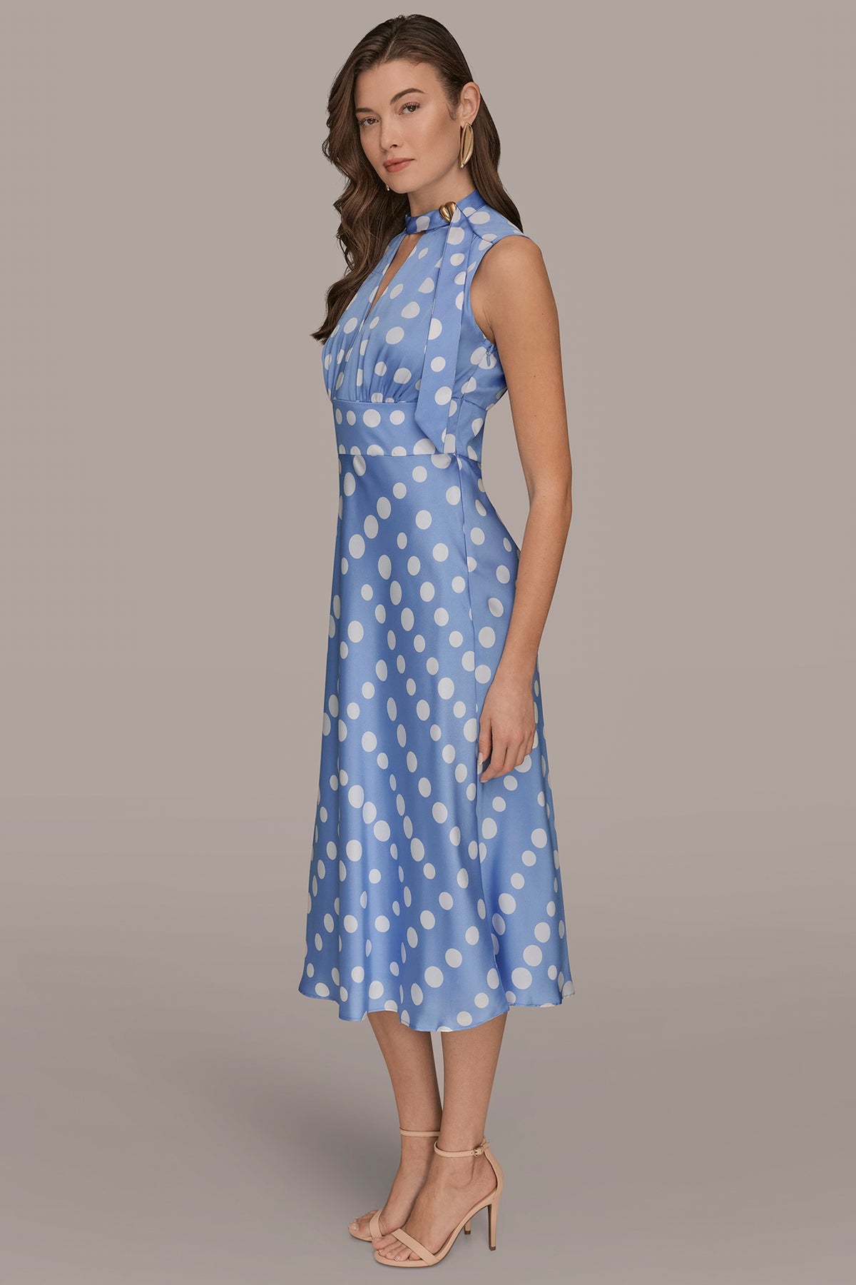 line and dot kara midi dress DARRA MIDI DRESS