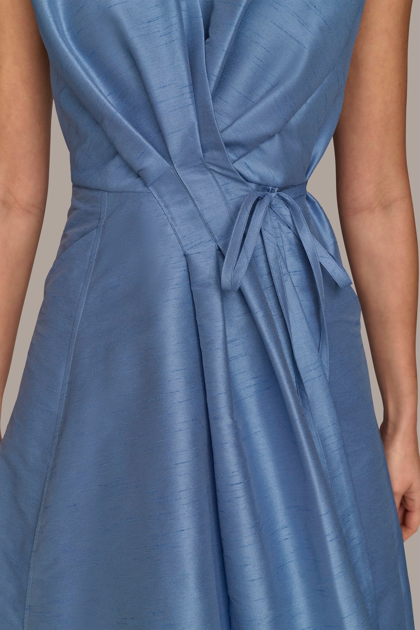 GATHERED WRAP DRESS VIEW 6 | Essential Dresses GATHERED WRAP DRESS VIEW 6 | Essential Dresses