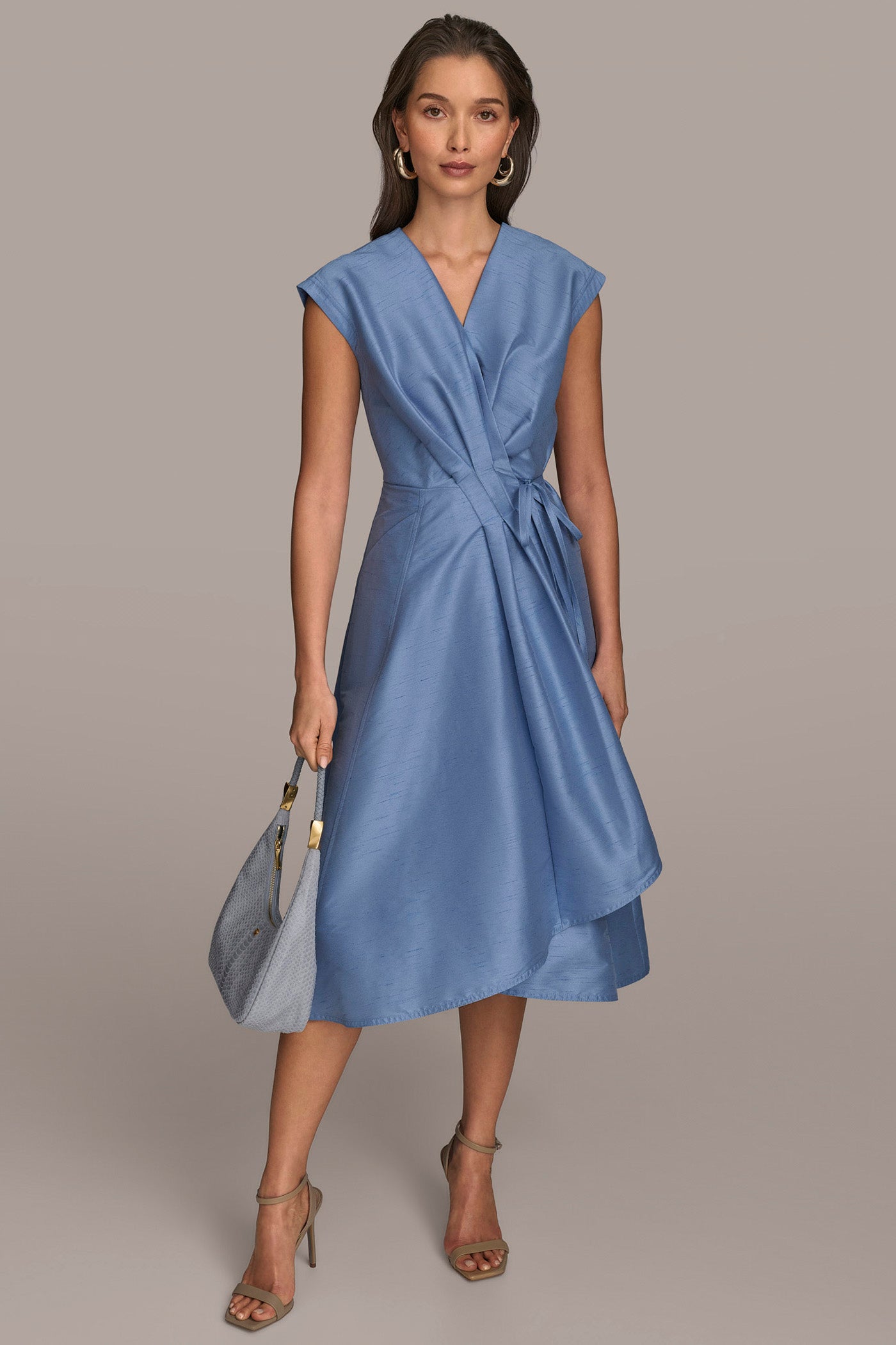 GATHERED WRAP DRESS VIEW 8 | Essential Dresses GATHERED WRAP DRESS VIEW 8 | Essential Dresses
