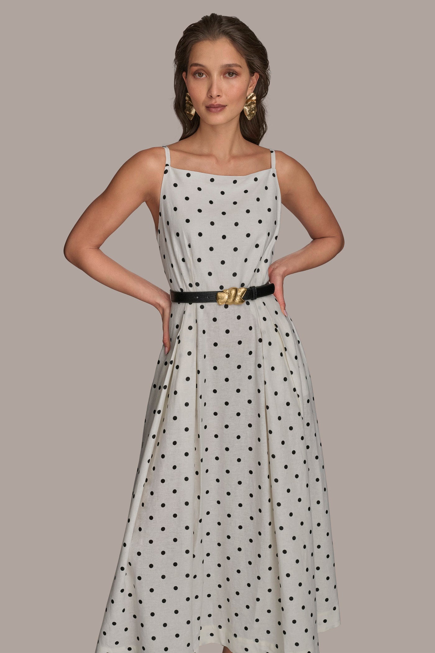 BOAT NECK POLKA DOT FIT AND FLARE MAXI VIEW 6 BOAT NECK POLKA DOT FIT AND FLARE MAXI VIEW 6