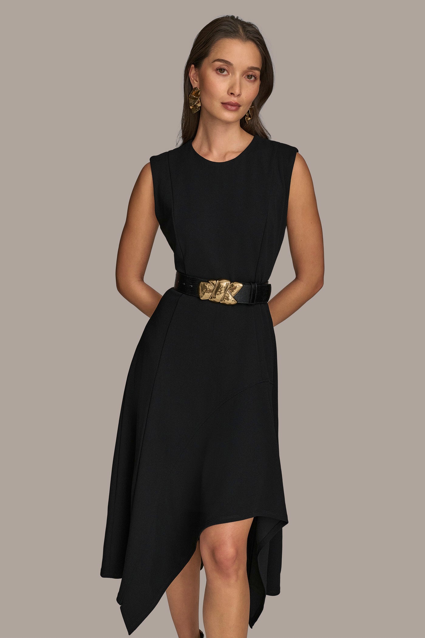 ASYMMETRICAL SKIRT A LINE DRESS VIEW 3 | Cocktail & Party ASYMMETRICAL SKIRT A LINE DRESS VIEW 3 | Cocktail & Party