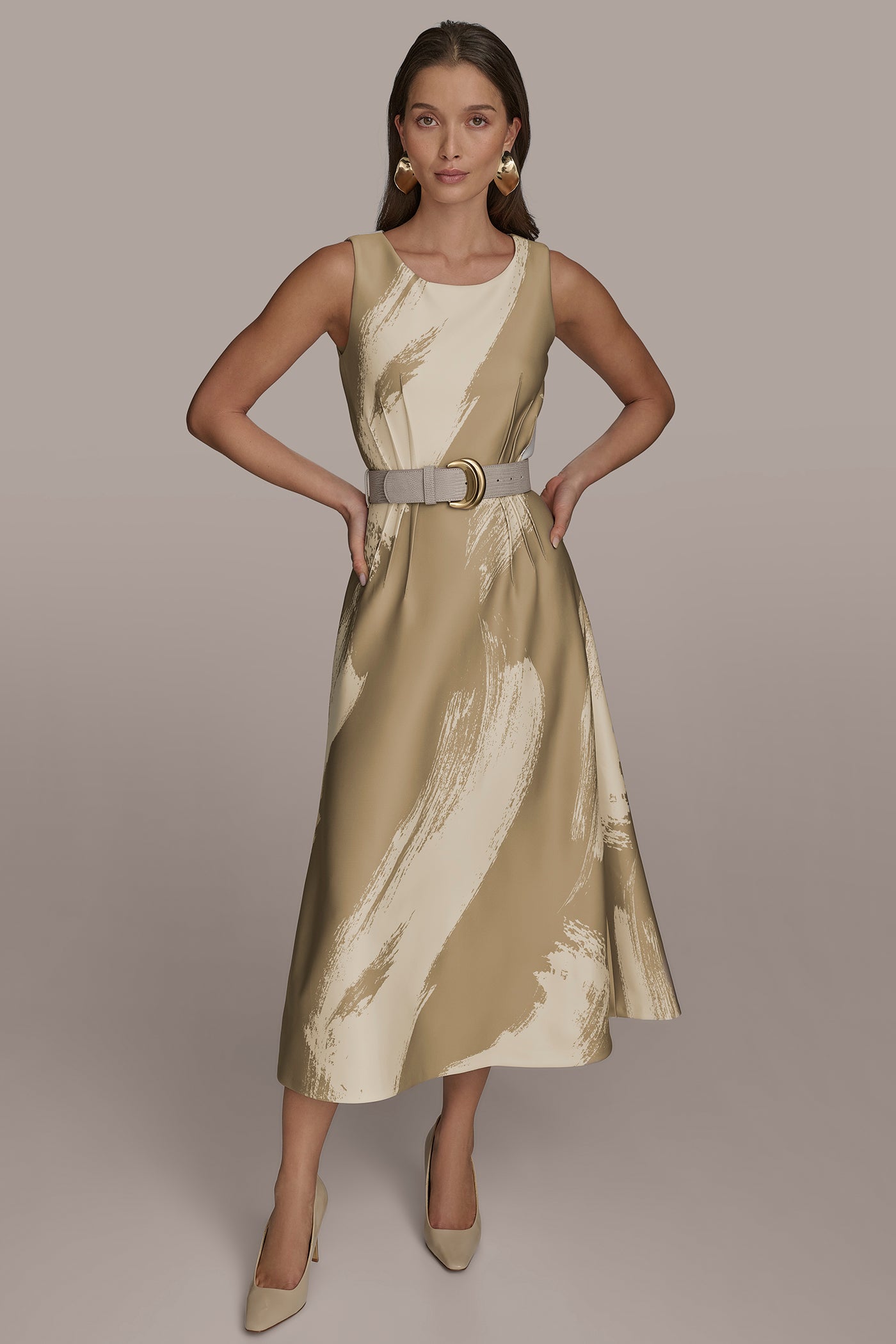 FIT AND FLARE MIDI DRESS VIEW 3 | SALE FIT AND FLARE MIDI DRESS VIEW 3 | SALE