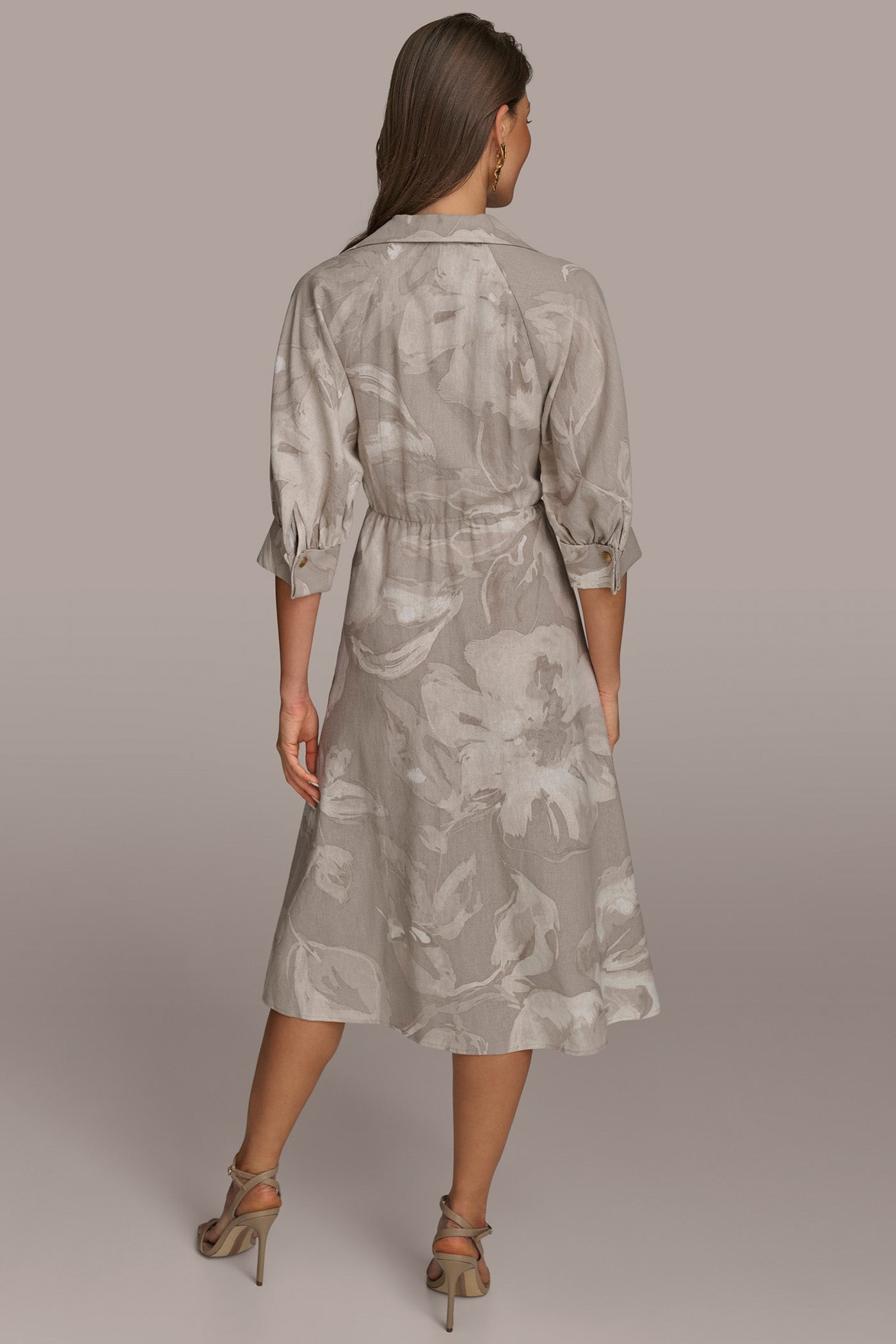 LINEN MIDI SHIRT DRESS | View 2 | Essential Dresses LINEN MIDI SHIRT DRESS | View 2 | Essential Dresses
