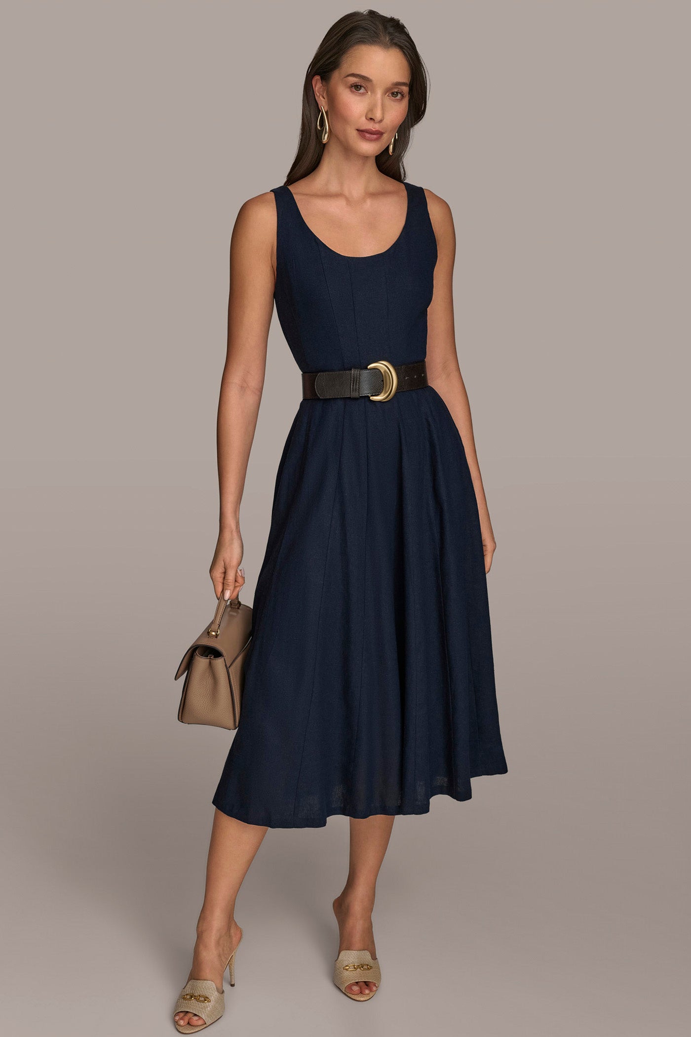 A LINE MIDI DRESS VIEW 5 A LINE MIDI DRESS VIEW 5