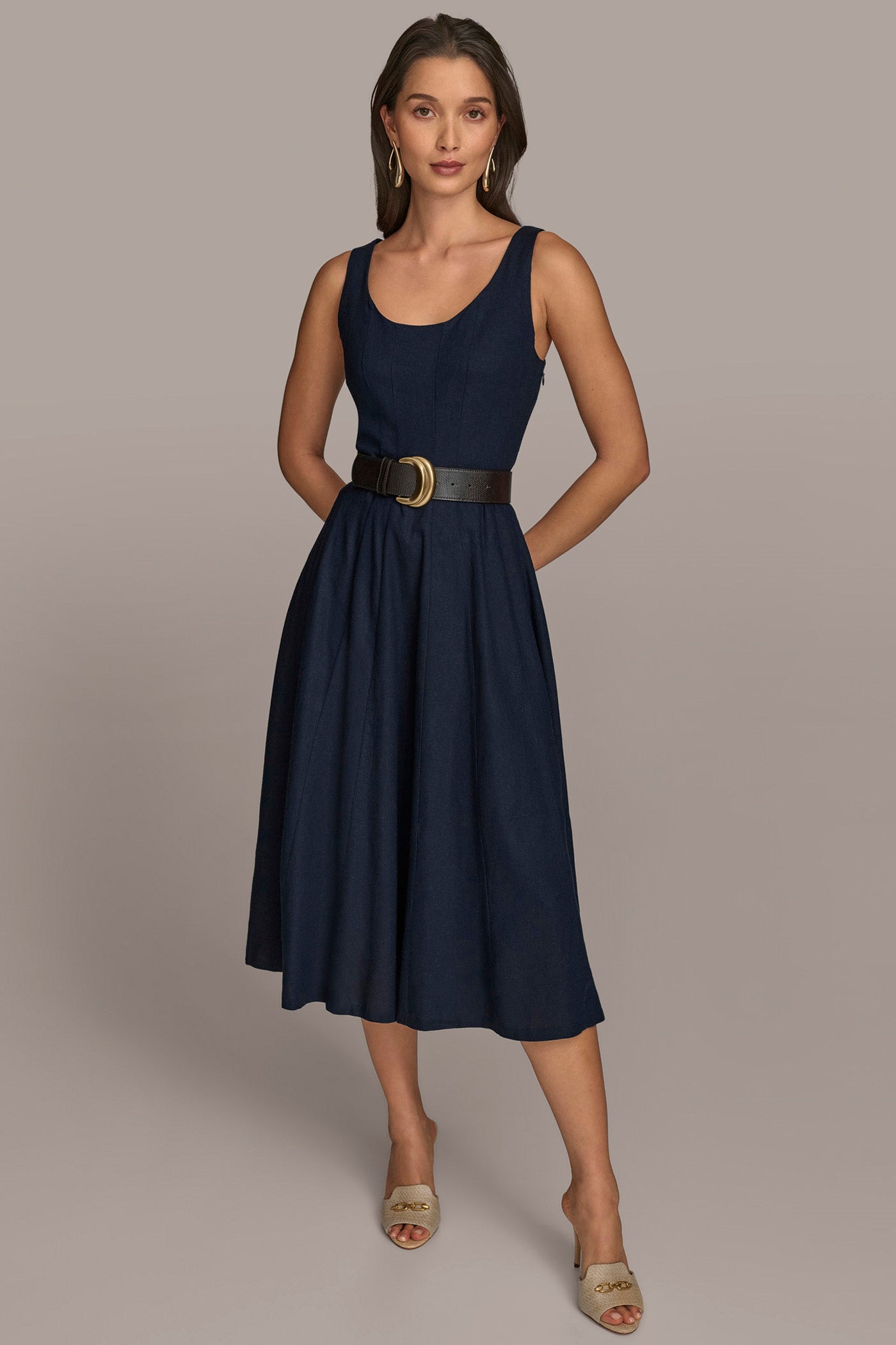 A LINE MIDI DRESS | View 1 | Clothing A LINE MIDI DRESS | View 1 | Clothing