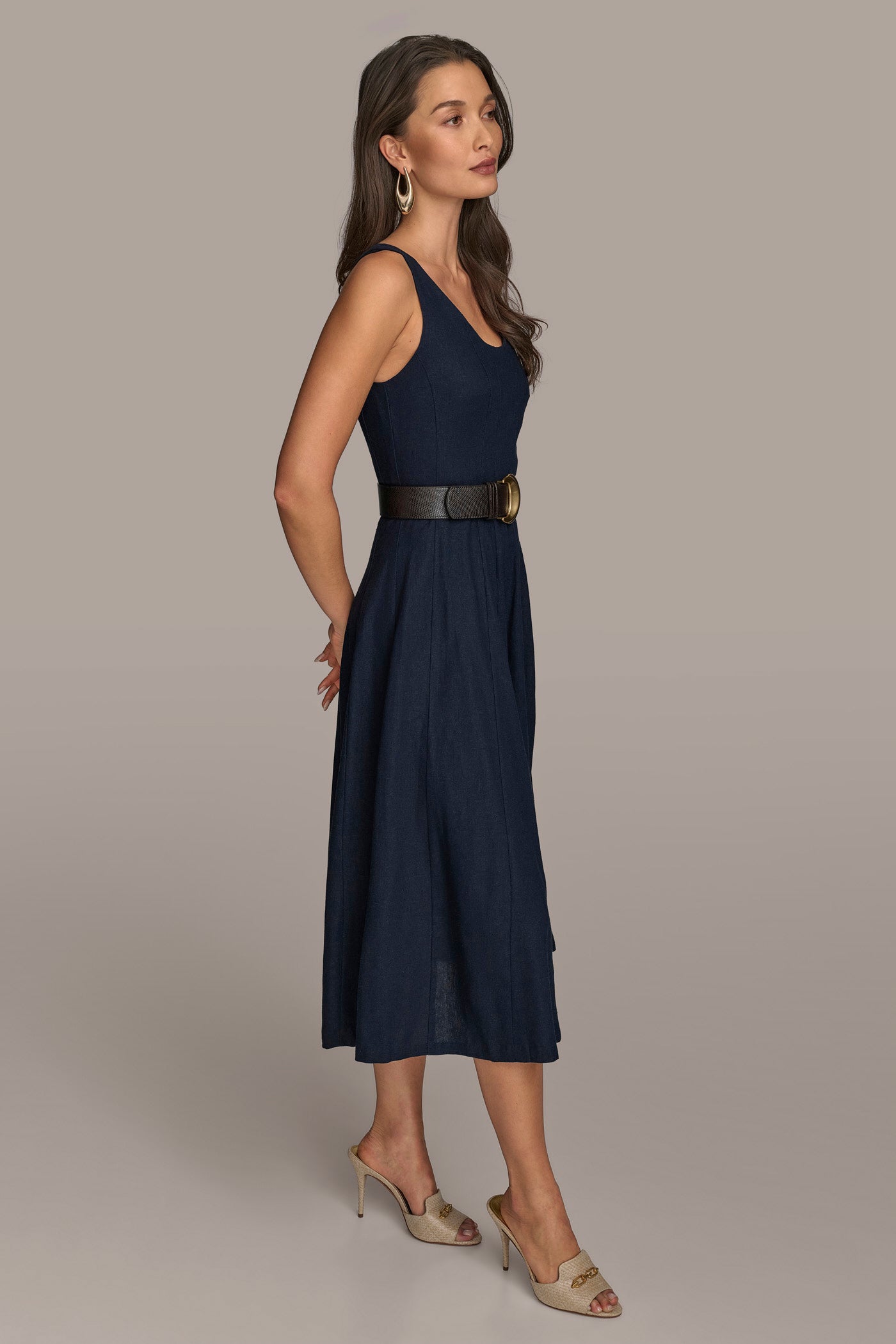 A LINE MIDI DRESS VIEW 6 A LINE MIDI DRESS VIEW 6