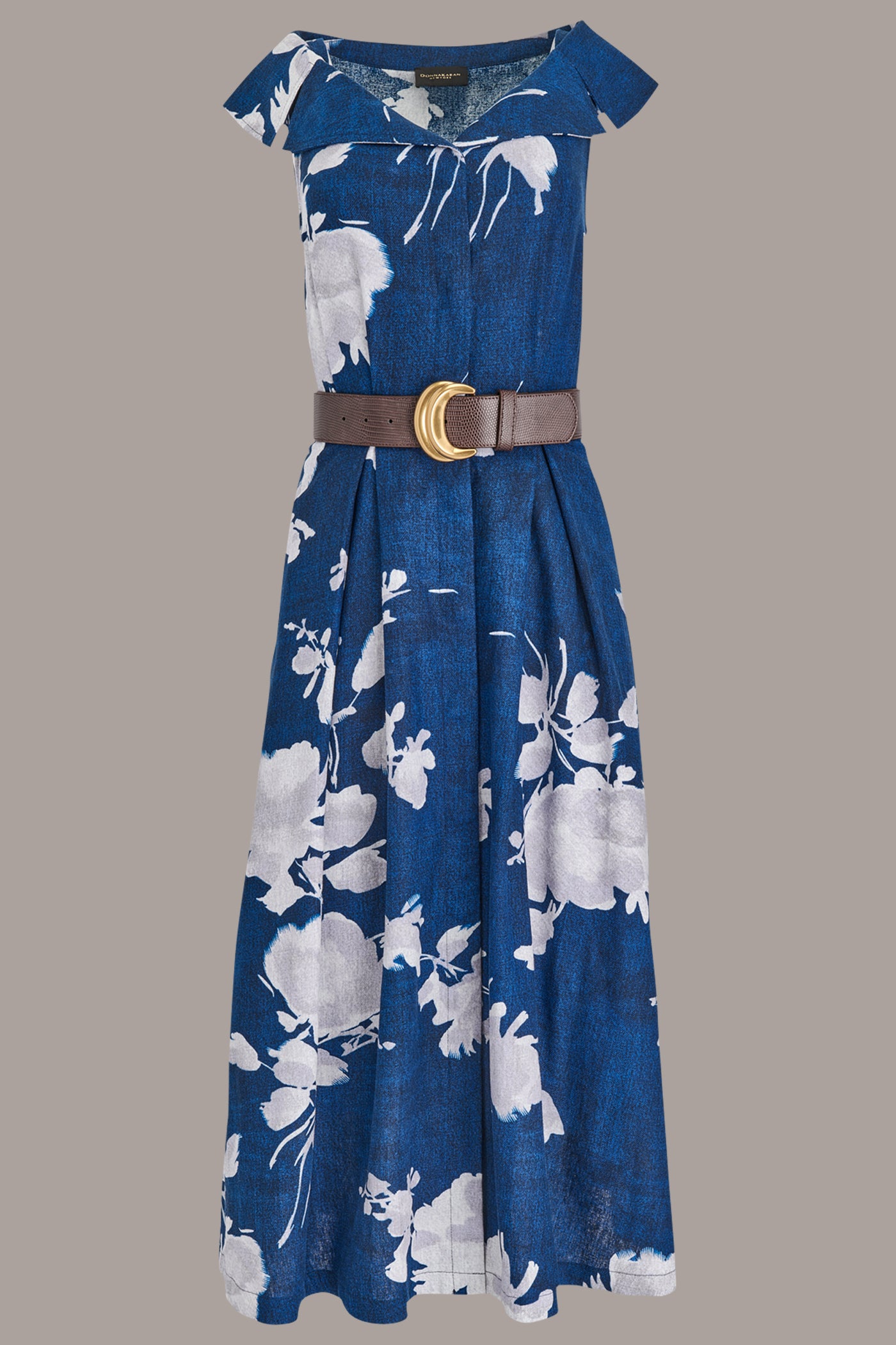 FLORAL A-LINE WITH BELT VIEW 8 FLORAL A-LINE WITH BELT VIEW 8