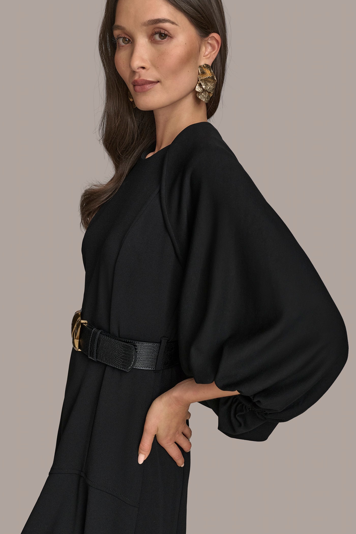 OPEN FRONT PUFF SLEEVE SHRUG VIEW 7 | All Products OPEN FRONT PUFF SLEEVE SHRUG VIEW 7 | All Products