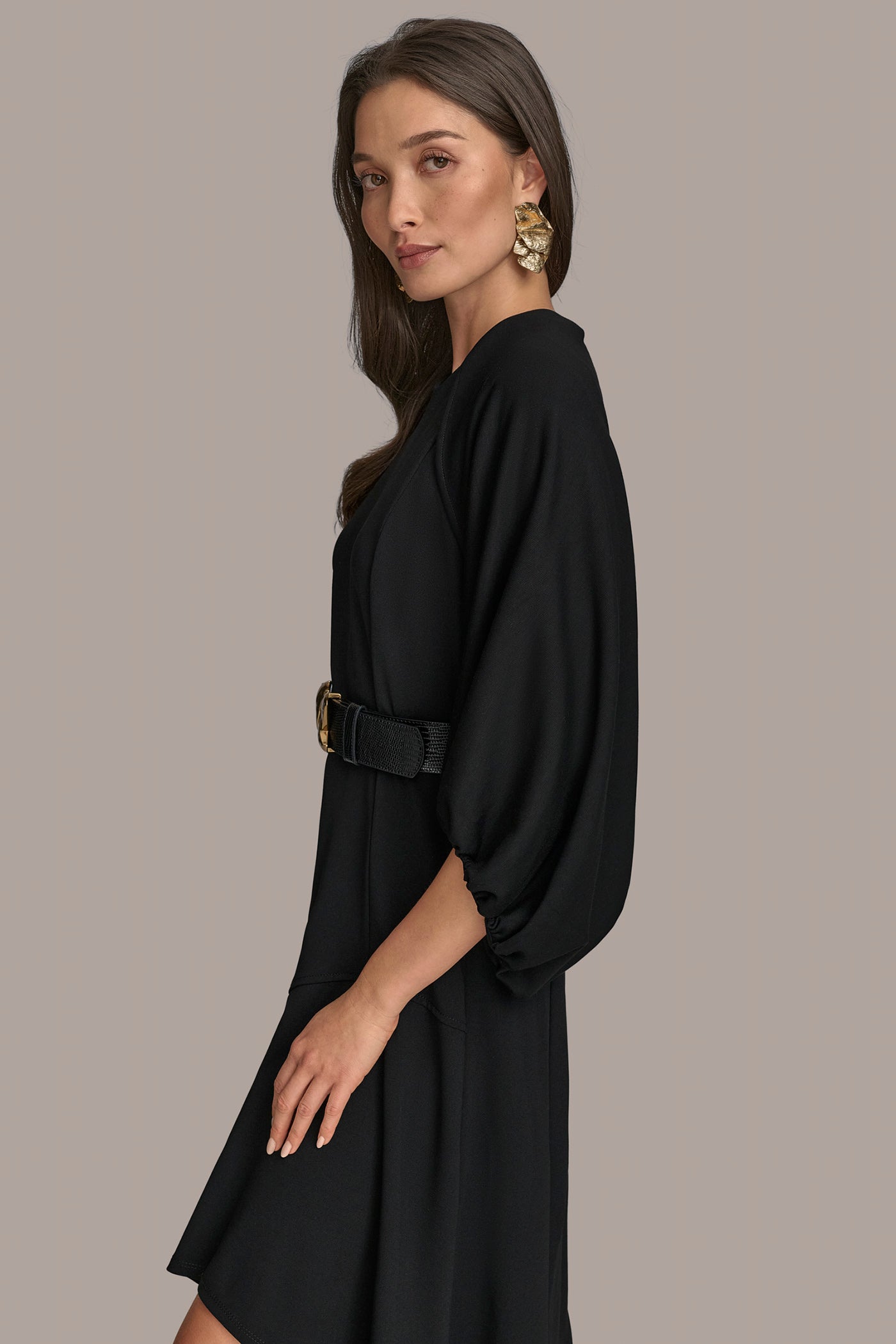 OPEN FRONT PUFF SLEEVE SHRUG VIEW 3 | All Products OPEN FRONT PUFF SLEEVE SHRUG VIEW 3 | All Products