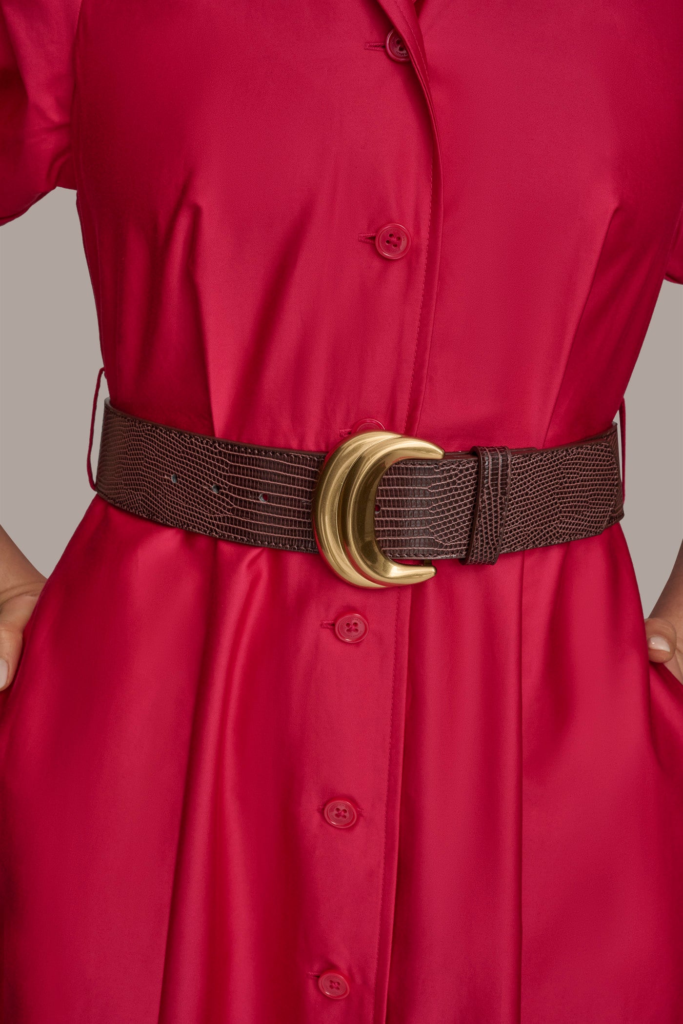 BELTED COTTON MIDI SHIRT DRESS VIEW 7 | SALE BELTED COTTON MIDI SHIRT DRESS VIEW 7 | SALE