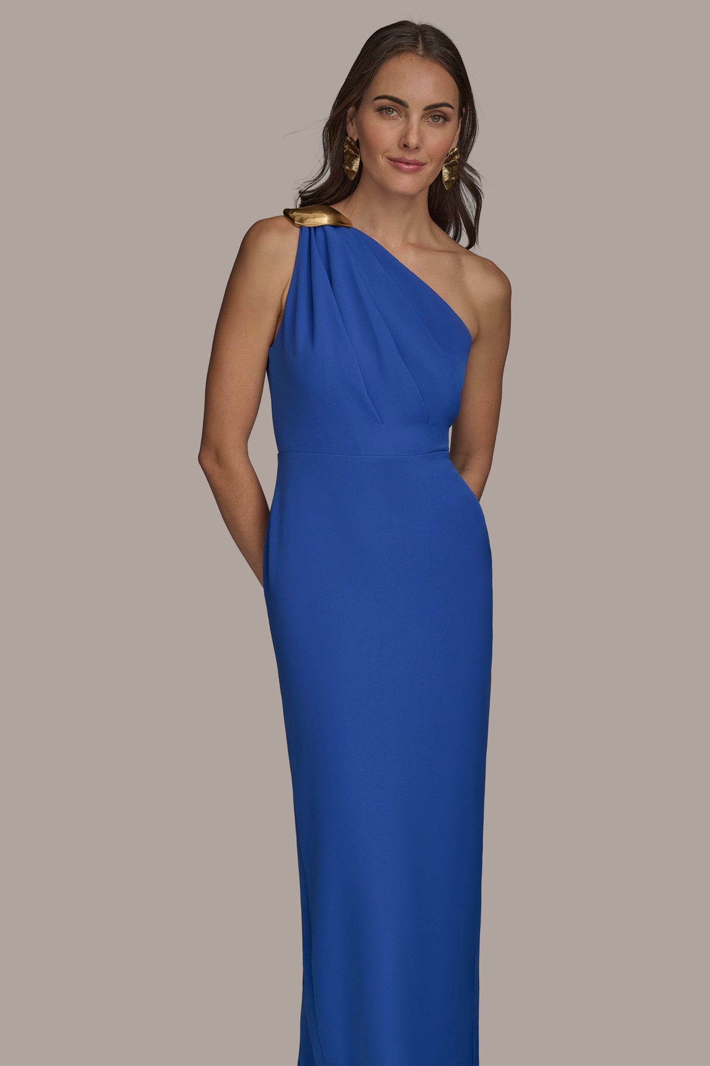 ONE SHOULDER GOWN VIEW 5 | SALE ONE SHOULDER GOWN VIEW 5 | SALE