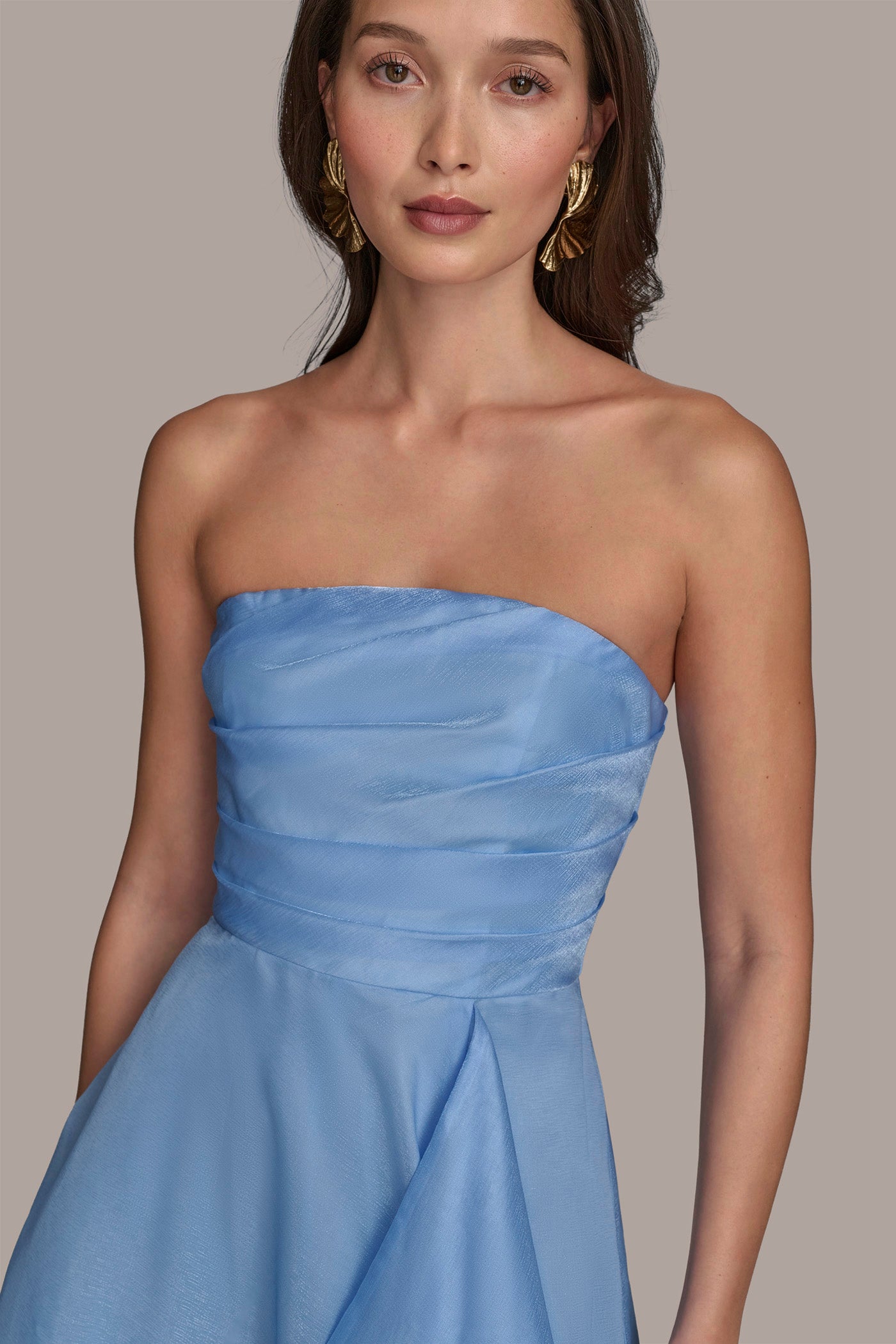 STRAPLESS CASCADING GOWN VIEW 4 | Formal & Black Tie STRAPLESS CASCADING GOWN VIEW 4 | Formal & Black Tie