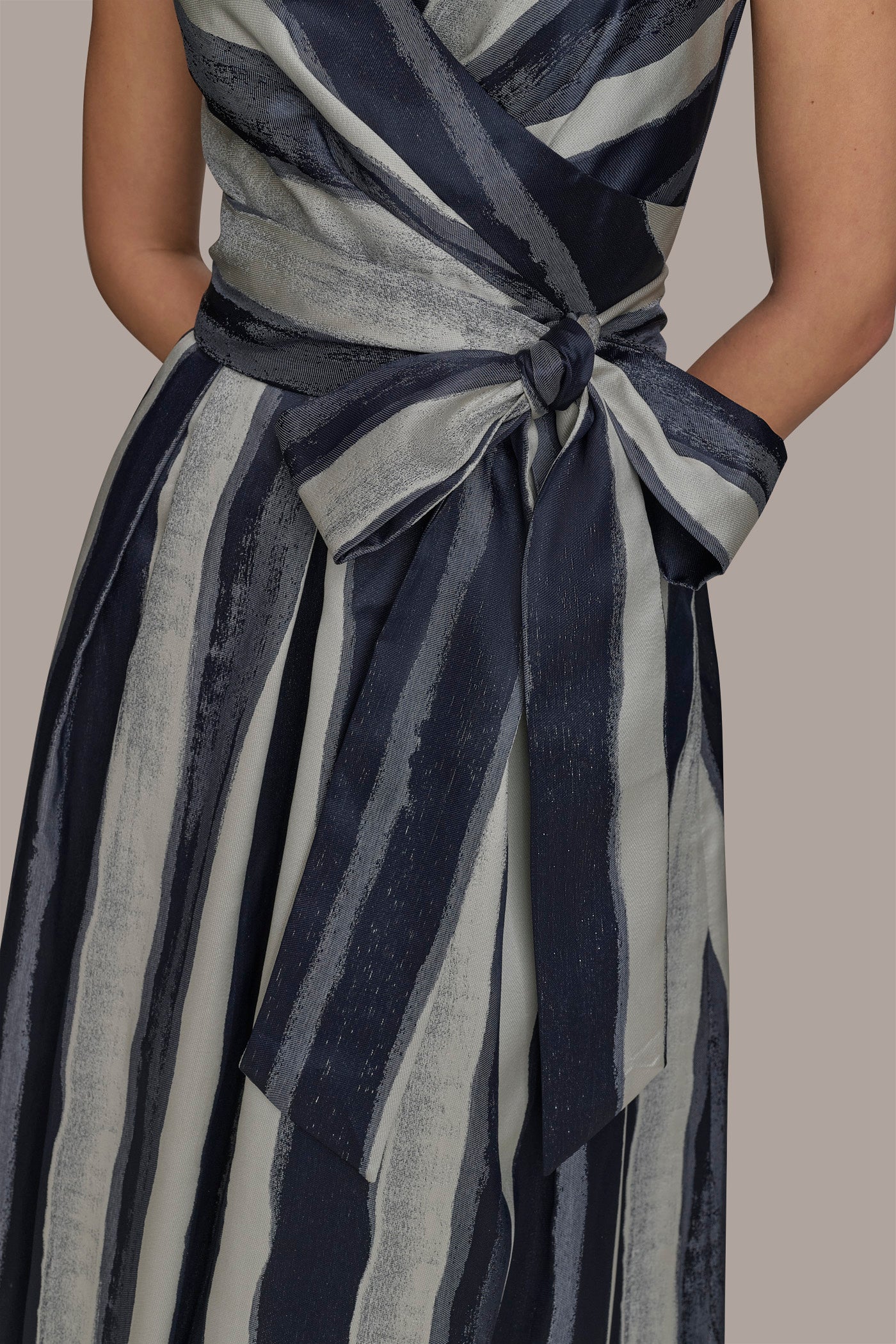 STRIPED WRAP BALL GOWN VIEW 5 | SALE STRIPED WRAP BALL GOWN VIEW 5 | SALE