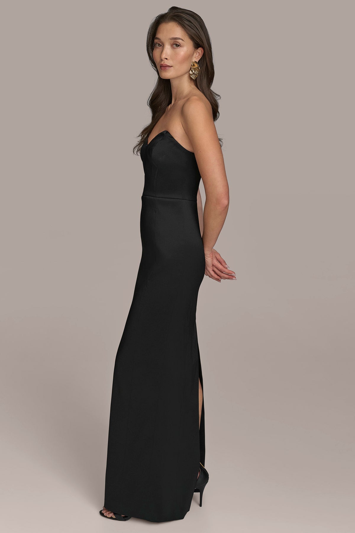 Mikado Strapless Sweetheart Gown | Gown