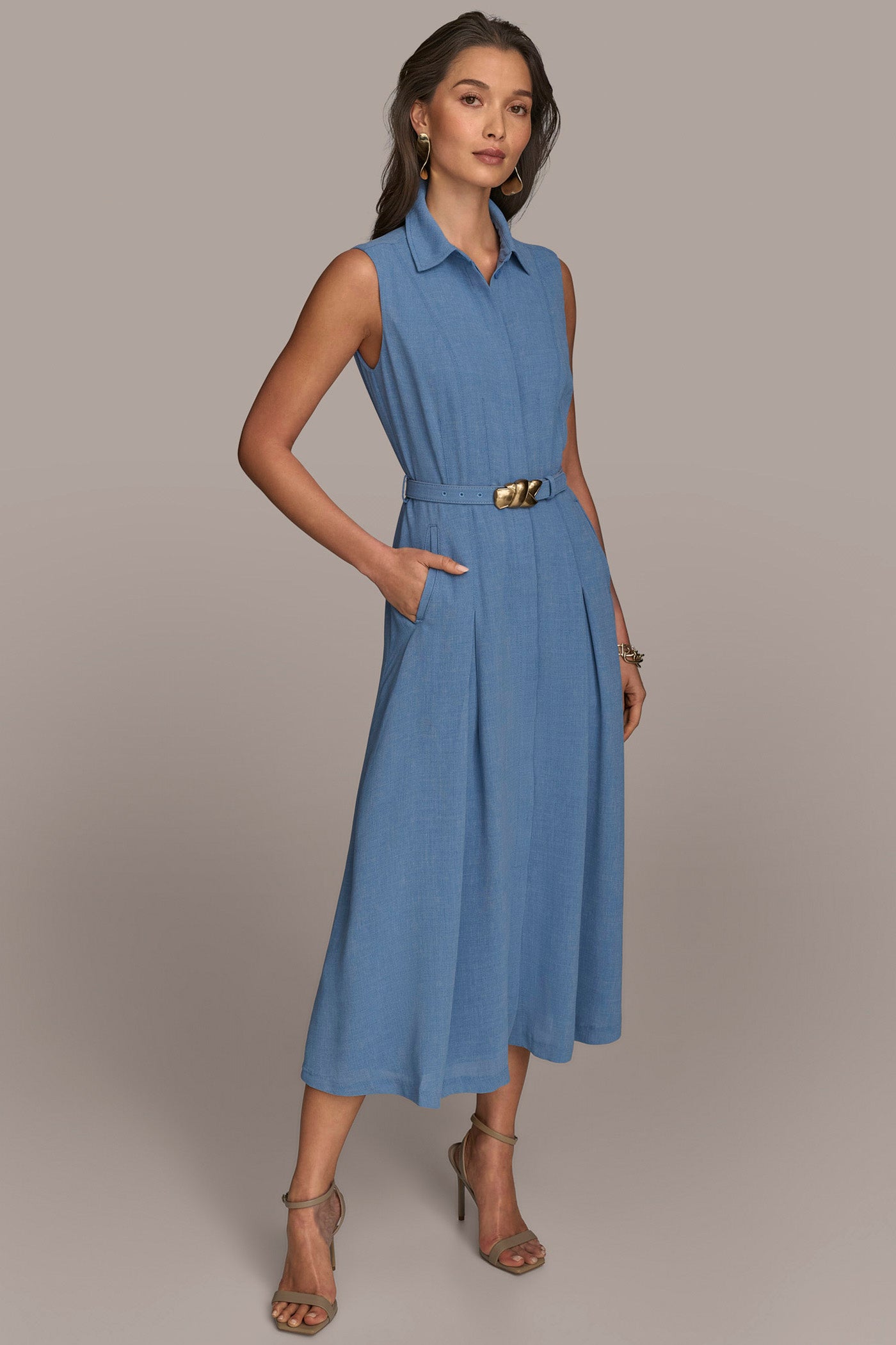 A LINE MIDI SHIRT DRESS VIEW 6 | Essential Dresses A LINE MIDI SHIRT DRESS VIEW 6 | Essential Dresses