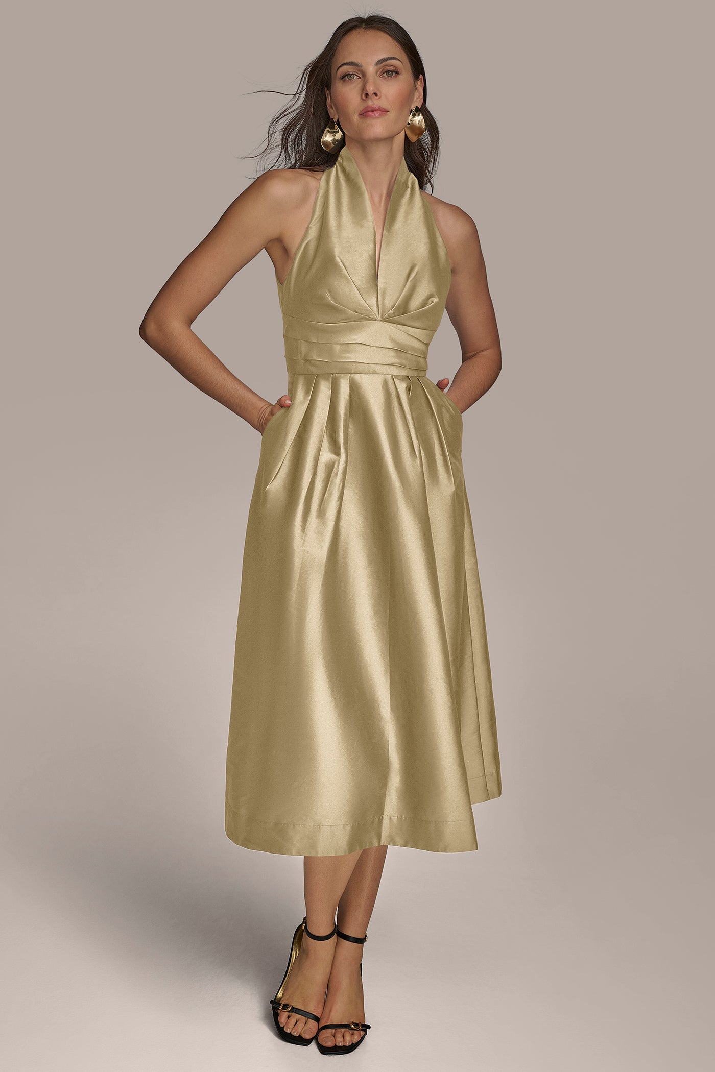 HALTER NECK A LINE COCKTAIL DRESS | View 1 | Cocktail & Party HALTER NECK A LINE COCKTAIL DRESS | View 1 | Cocktail & Party