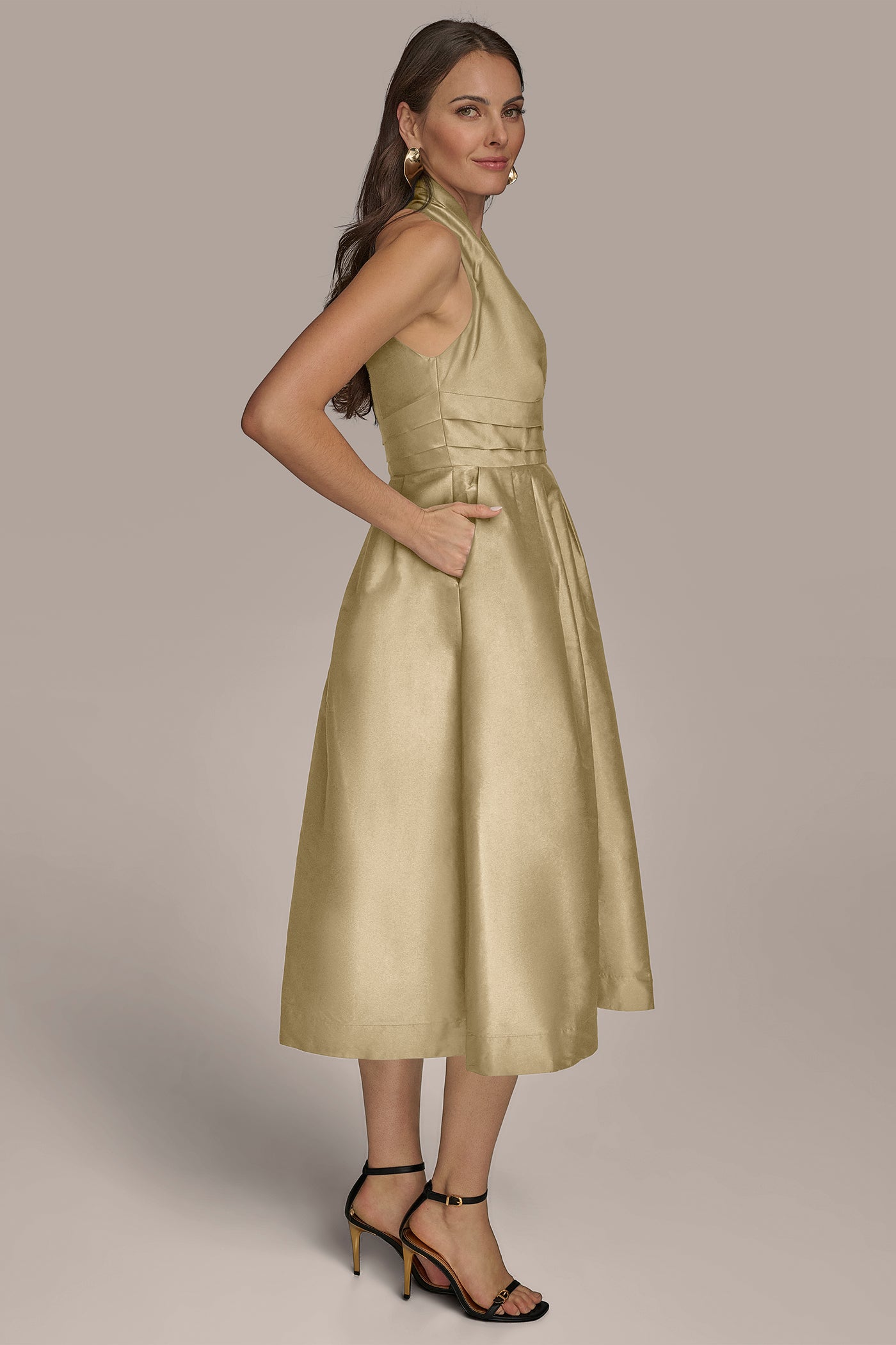 HALTER NECK A LINE COCKTAIL DRESS VIEW 3 | Event Dressing HALTER NECK A LINE COCKTAIL DRESS VIEW 3 | Event Dressing