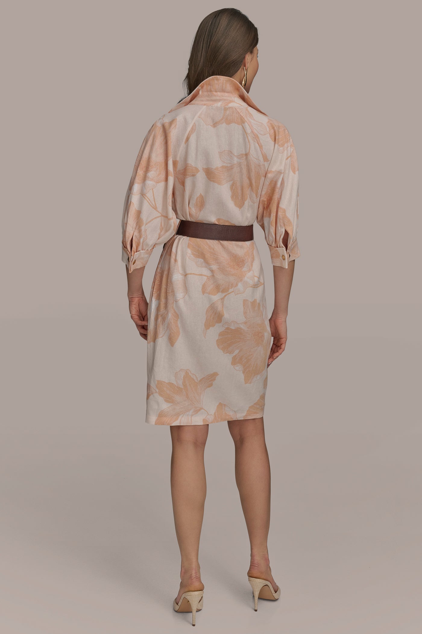 SHORT SLEEVE SHIRT DRESS WITH BELT | View 2 | SALE SHORT SLEEVE SHIRT DRESS WITH BELT | View 2 | SALE