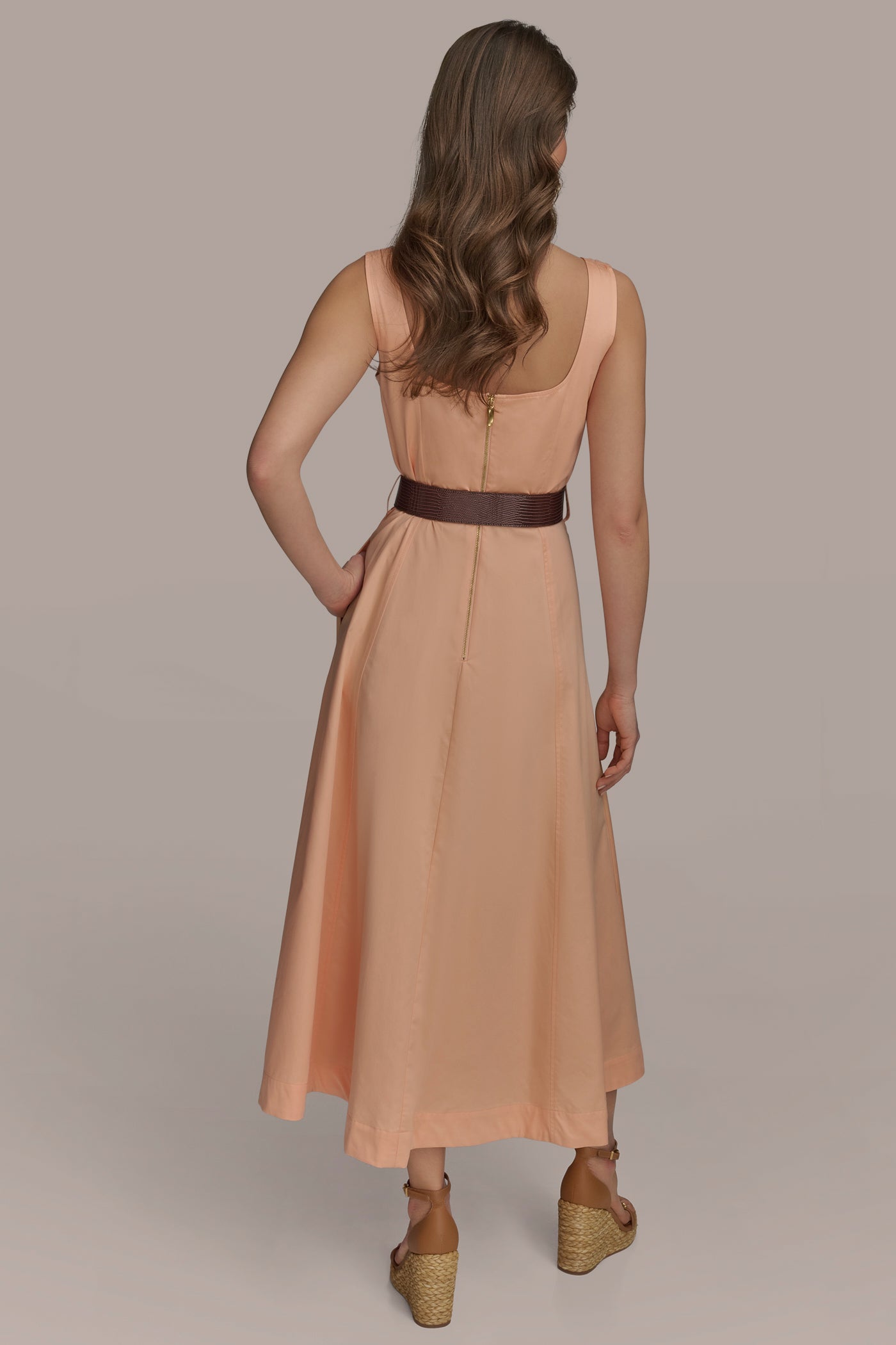 COTTON A LINE MIDI | View 2 | SALE COTTON A LINE MIDI | View 2 | SALE