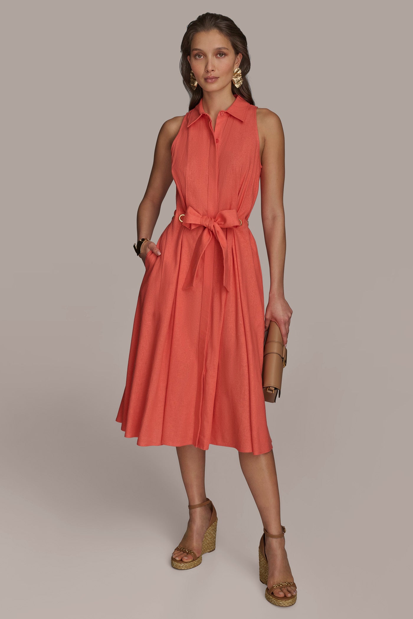 A LINE MIDI SHIRT DRESS | View 1 | Essential Dresses A LINE MIDI SHIRT DRESS | View 1 | Essential Dresses