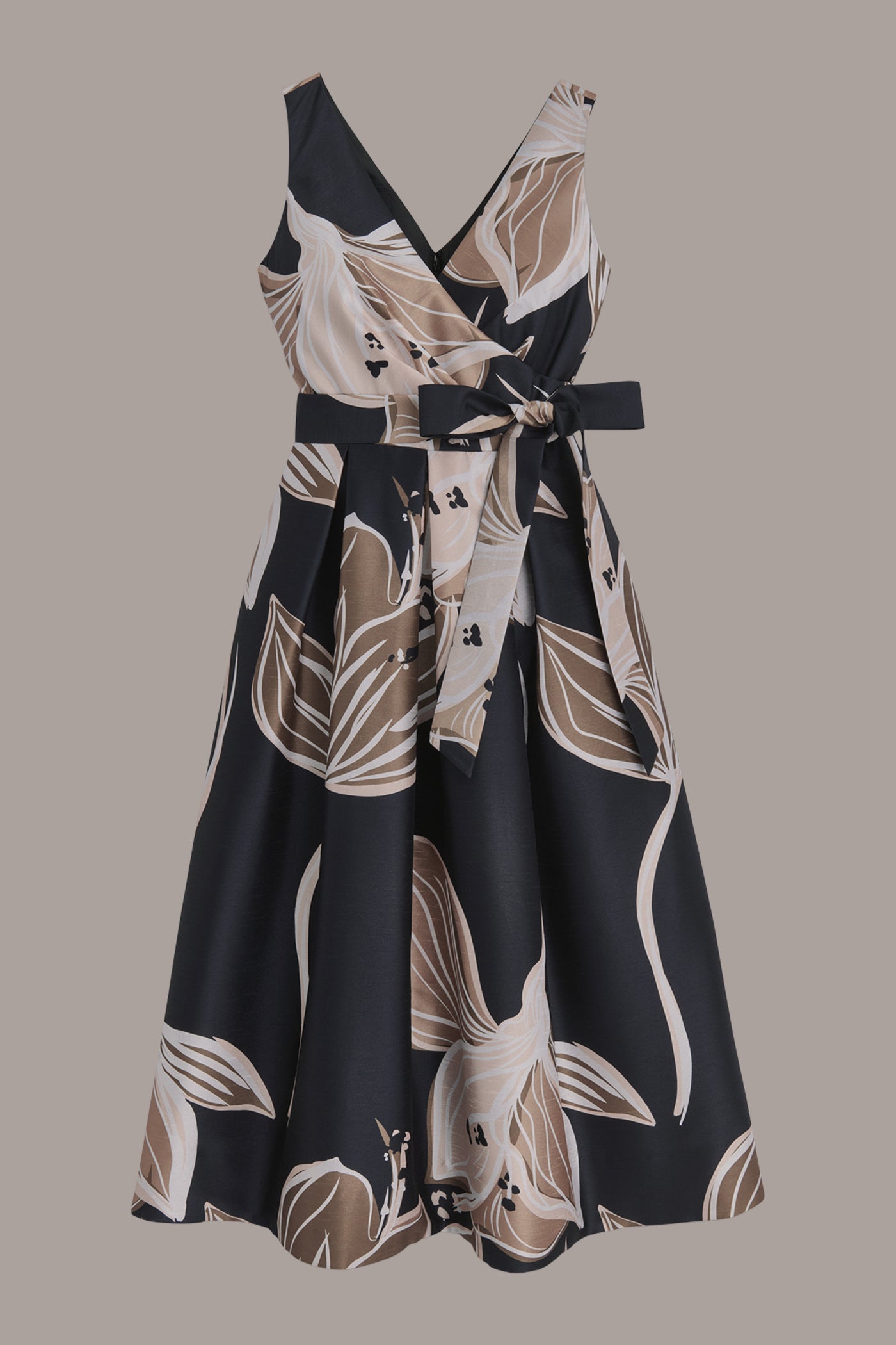 FLORAL FIT AND FLARE COCKTAIL DRESS VIEW 8 FLORAL FIT AND FLARE COCKTAIL DRESS VIEW 8