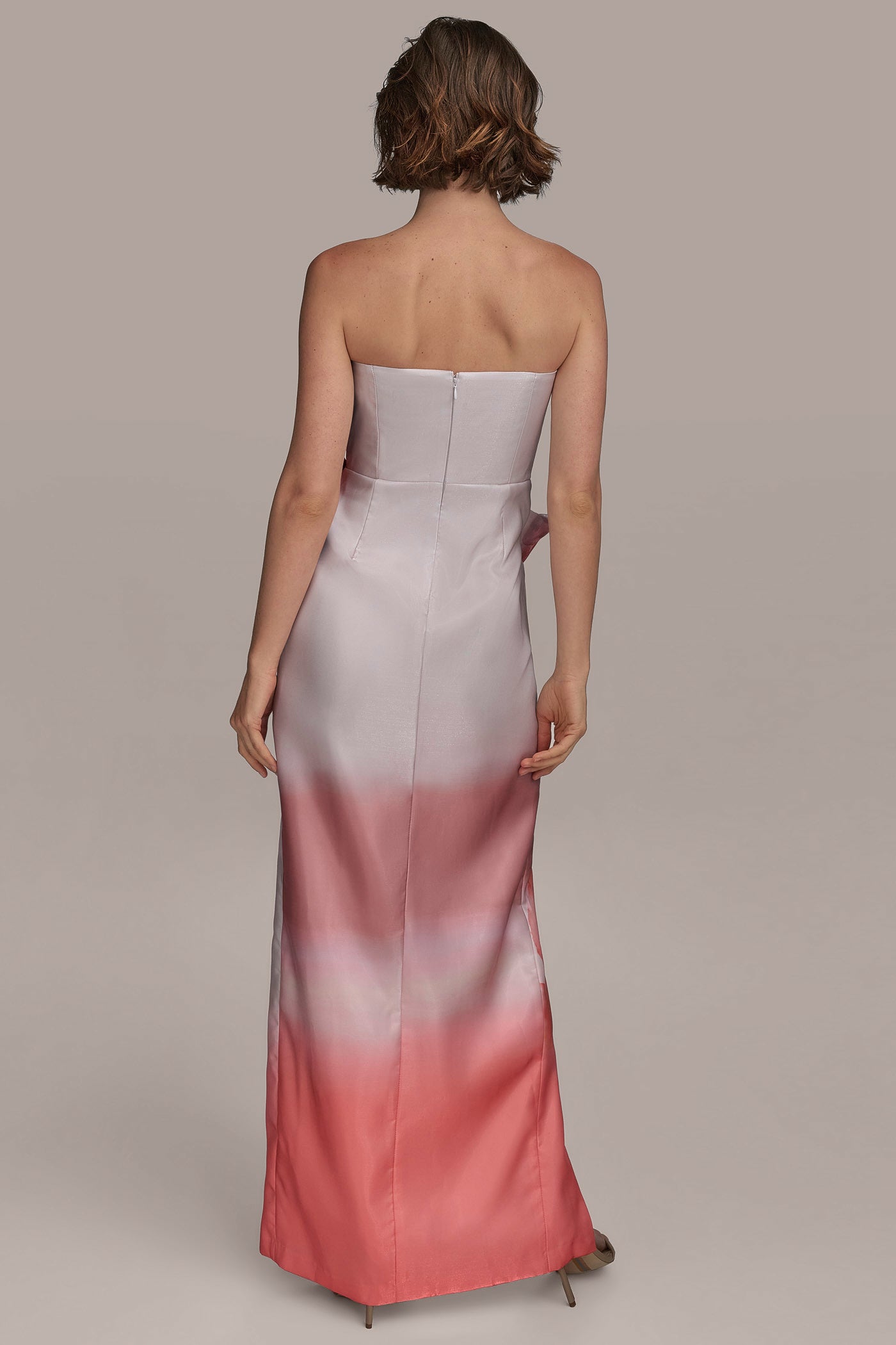 STRAPLESS GOWN WITH SIDE BOW | View 2 | Ball Gowns STRAPLESS GOWN WITH SIDE BOW | View 2 | Ball Gowns