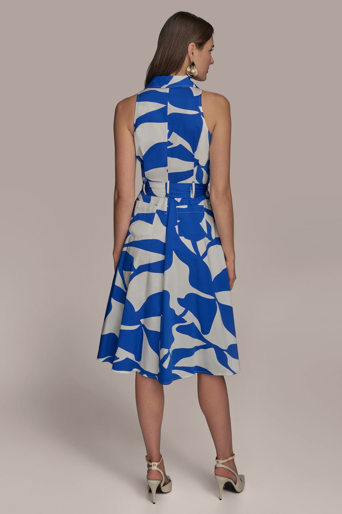 TIE-FRONT COTTON SHIRT DRESS | View 2 | SALE TIE-FRONT COTTON SHIRT DRESS | View 2 | SALE