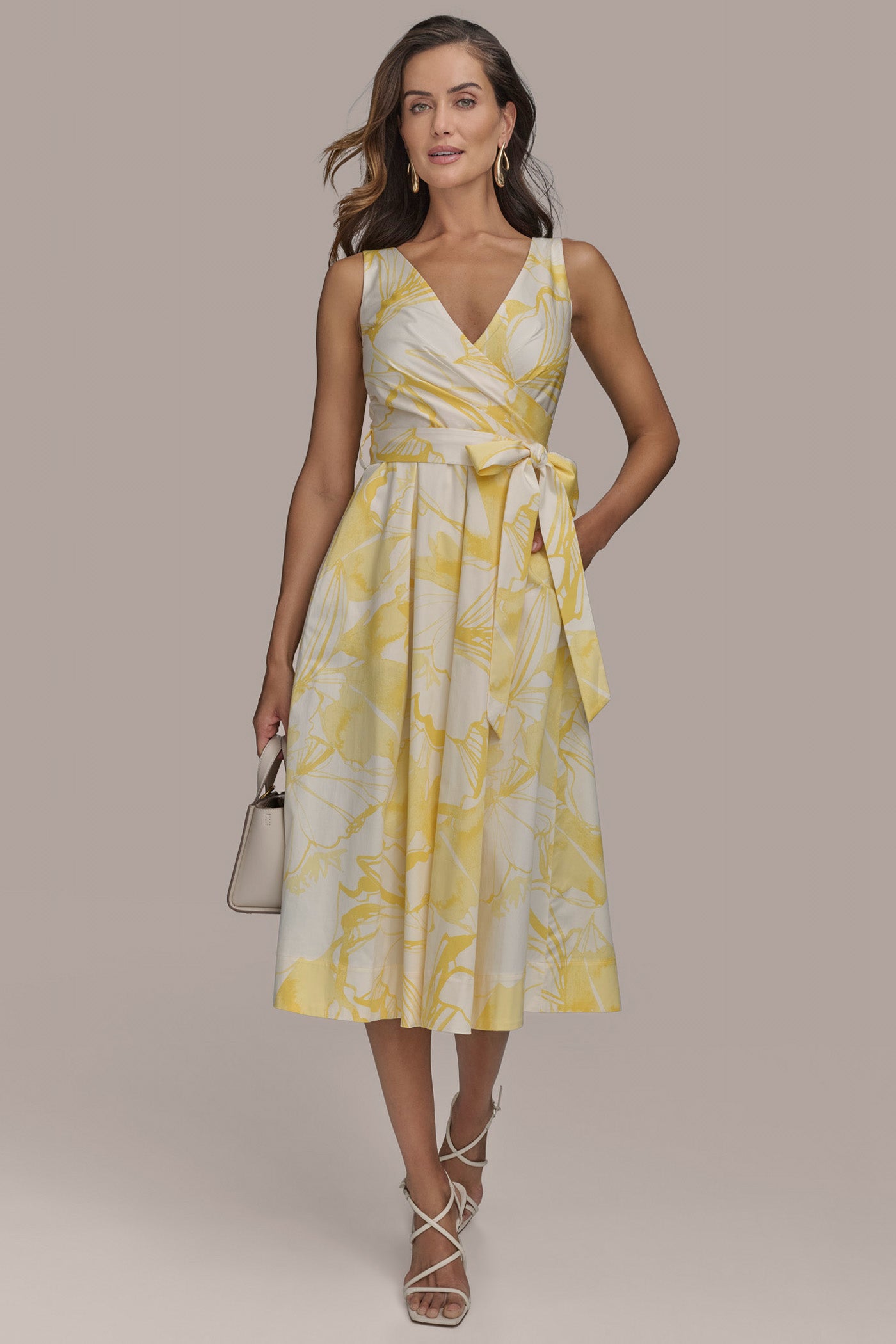 COTTON FIT AND FLARE MIDI DRESS VIEW 4 | Essential Dresses COTTON FIT AND FLARE MIDI DRESS VIEW 4 | Essential Dresses