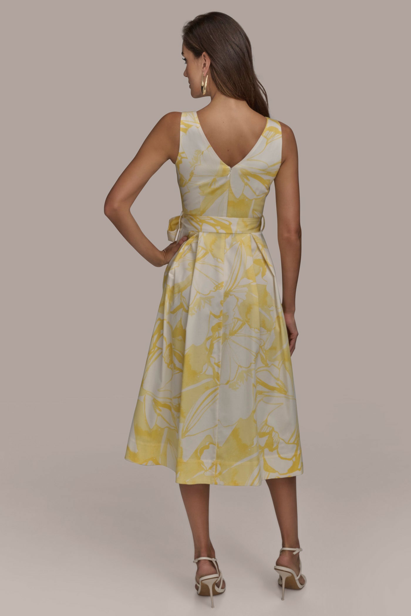 COTTON FIT AND FLARE MIDI DRESS | View 2 | Essential Dresses COTTON FIT AND FLARE MIDI DRESS | View 2 | Essential Dresses